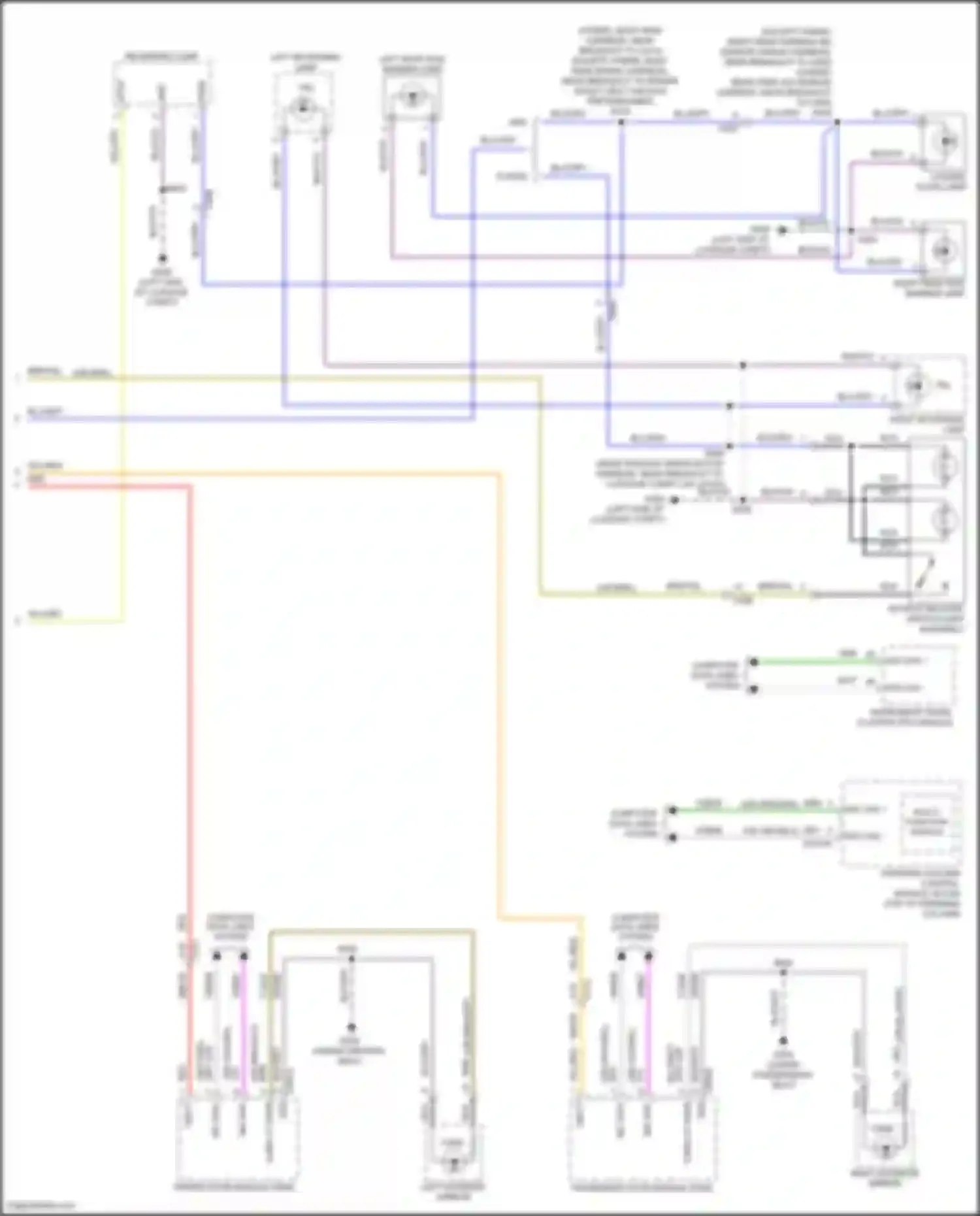 Wiring diagram decklid release switch/lamp assembly for Lincoln MKZ II facelift (2016-2020) (2 of 6)