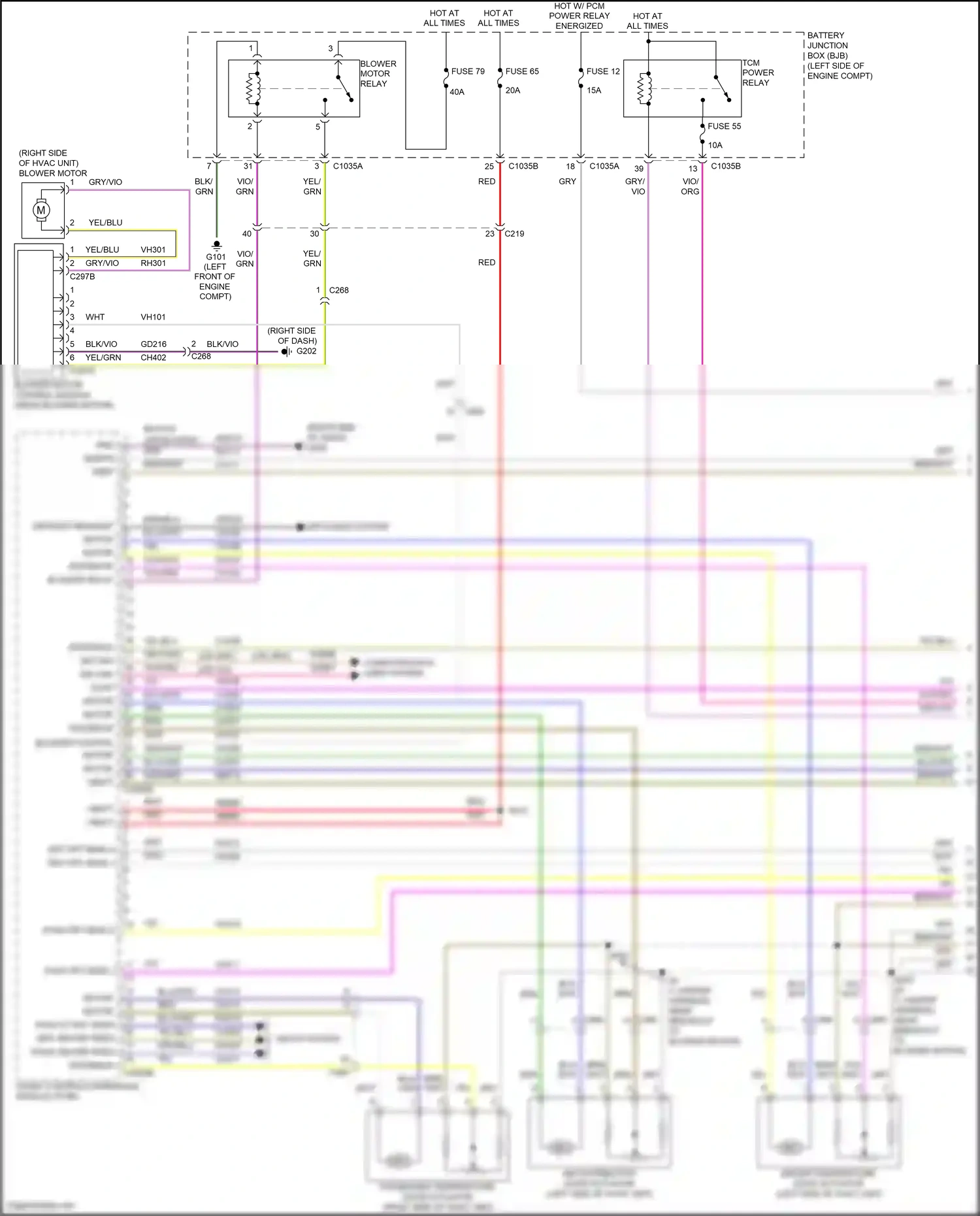 Lincoln MKZ II facelift (2016-2020) defrost request wiring diagram  (1 of 1)