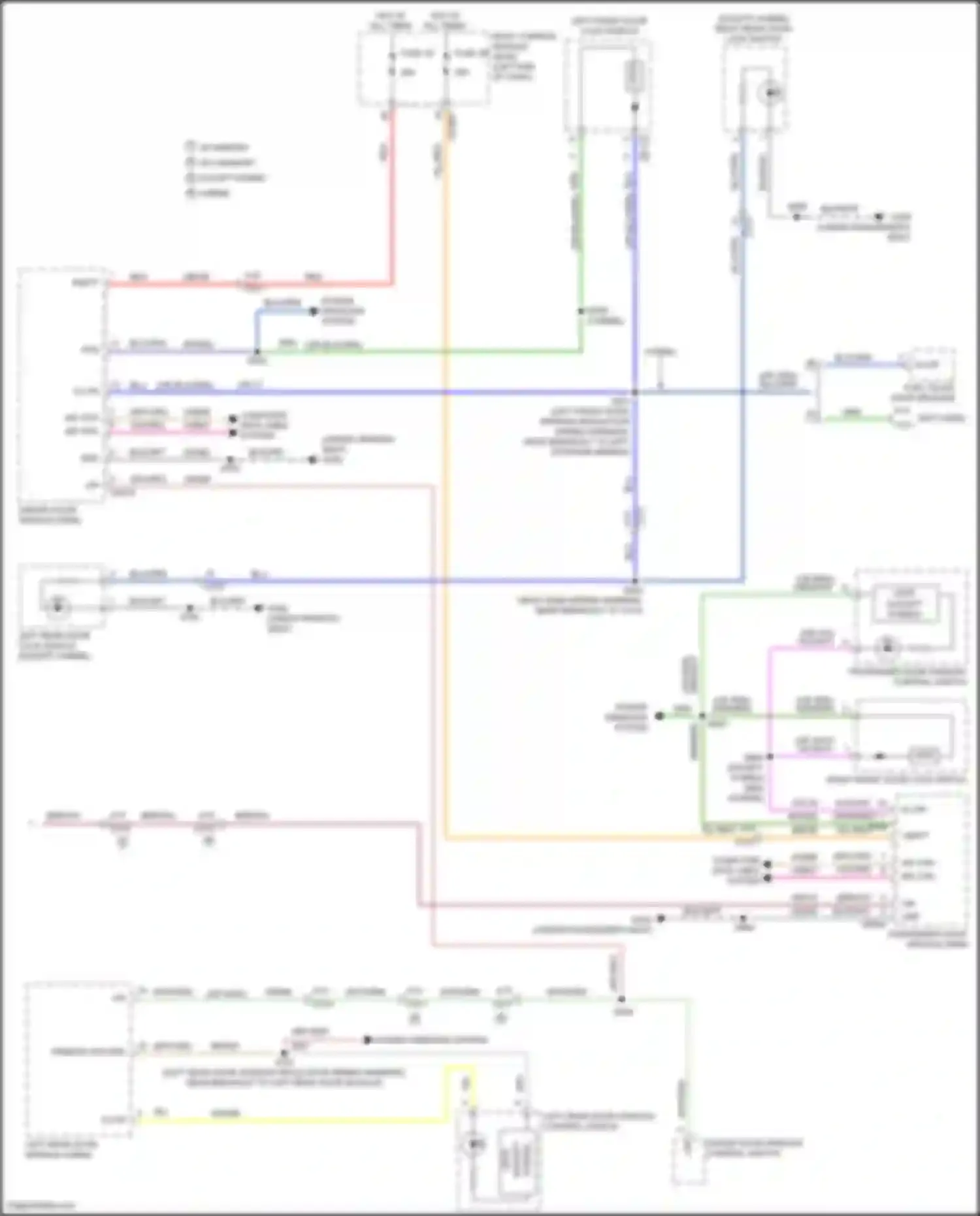 Wiring diagram except hybrid for Lincoln MKZ II facelift (2016-2020) (16 of 23)