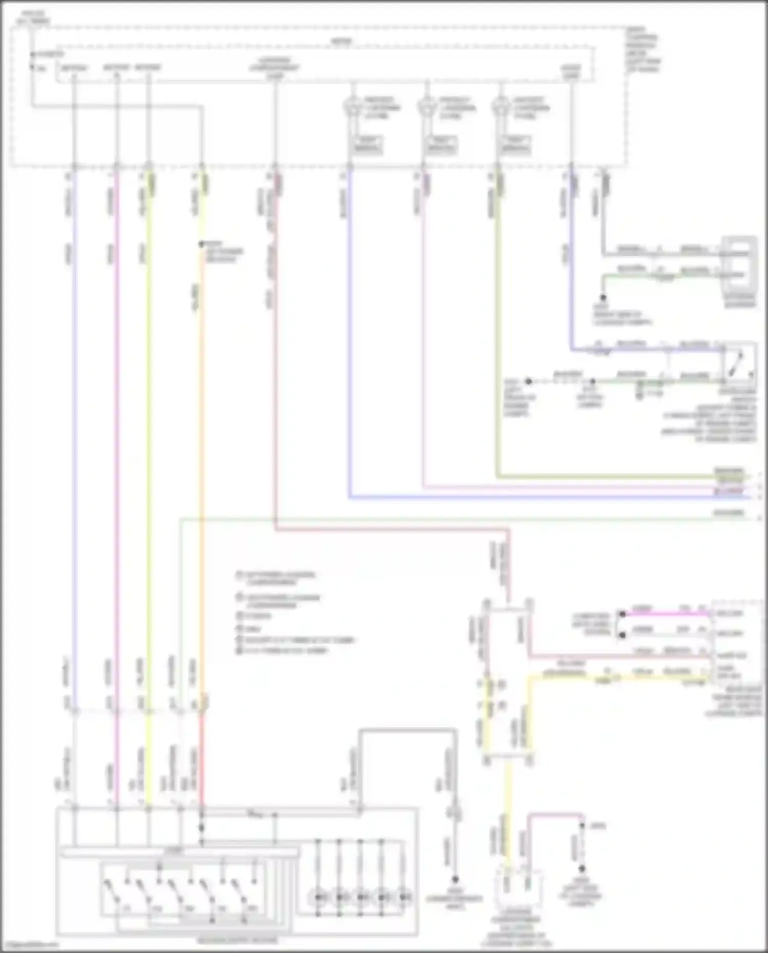 Wiring diagram fuse 10 for Lincoln MKZ II facelift (2016-2020) (1 of 8)