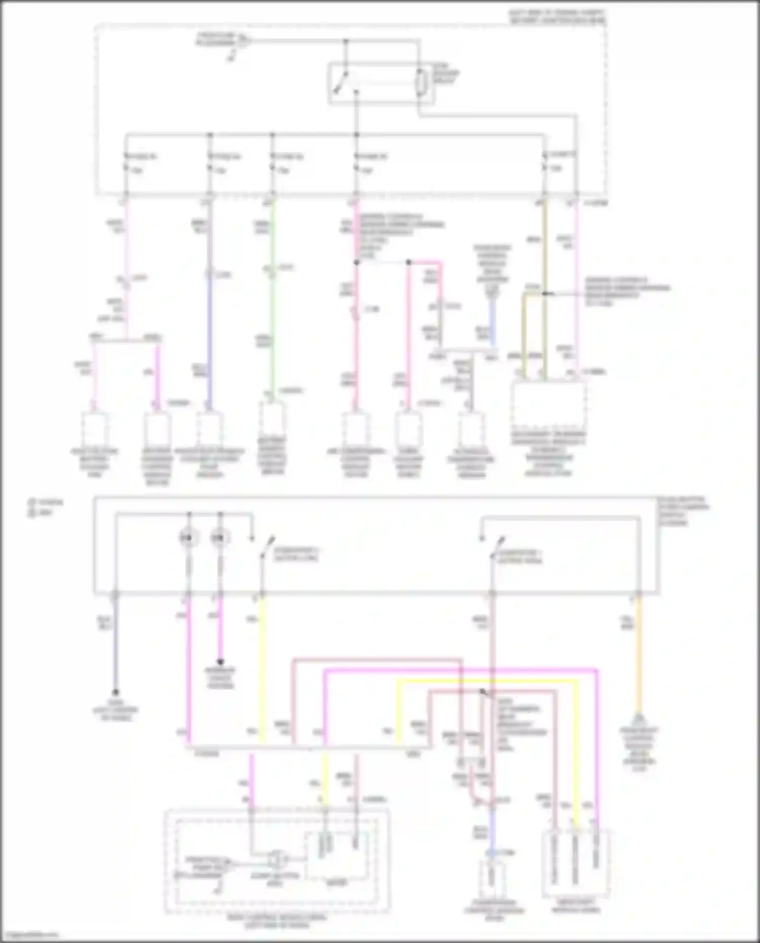 Wiring diagram fuse 55 for Lincoln MKZ II facelift (2016-2020) (5 of 5)