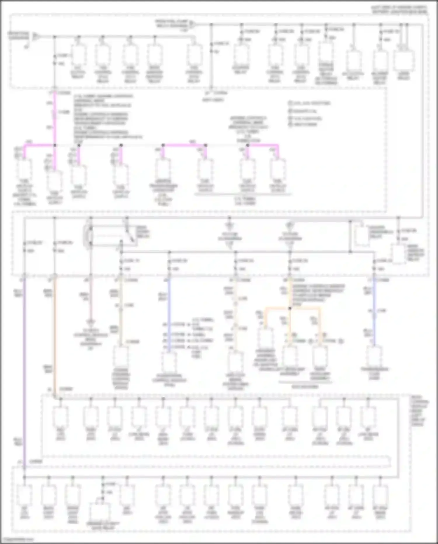 Wiring diagram fuse 60 for Lincoln MKZ II facelift (2016-2020) (5 of 6)