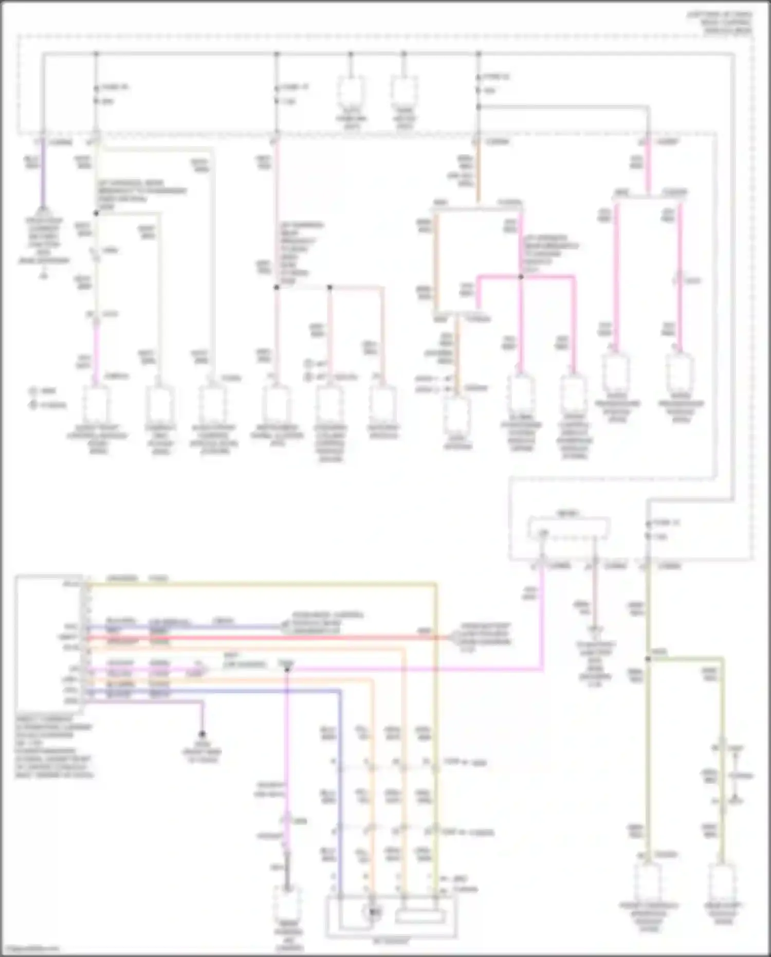Wiring diagram gateway module for Lincoln MKZ II facelift (2016-2020) (5 of 5)
