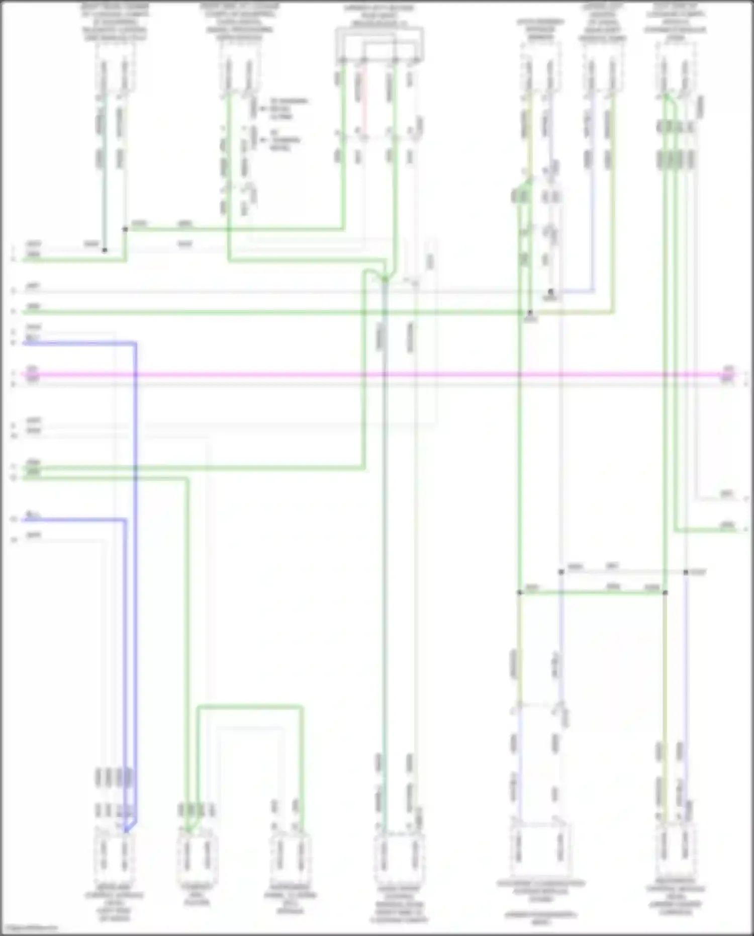 Wiring diagram grn/blu for Lincoln MKZ II facelift (2016-2020) (16 of 51)