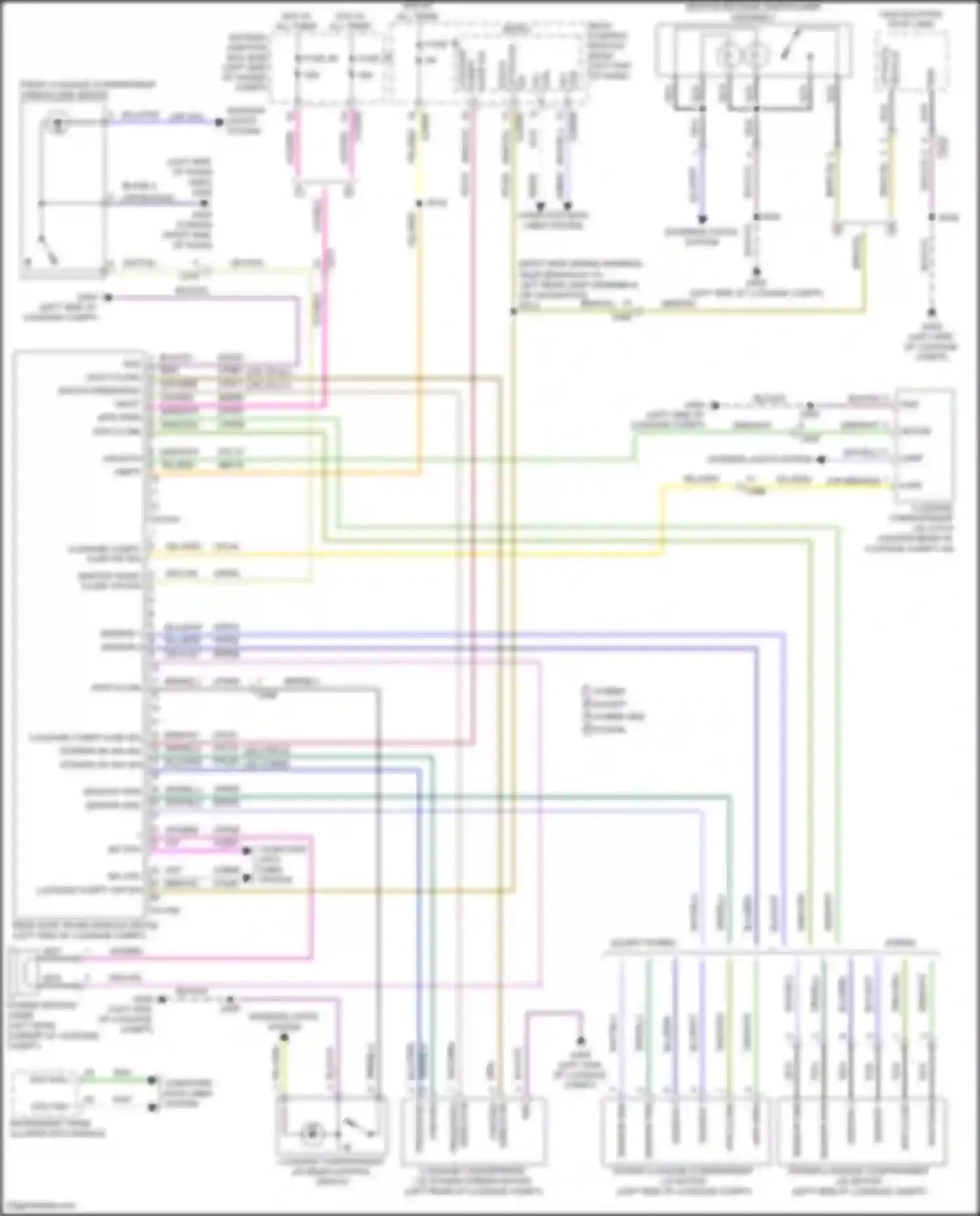 Wiring diagram grn/blu for Lincoln MKZ II facelift (2016-2020) (27 of 51)