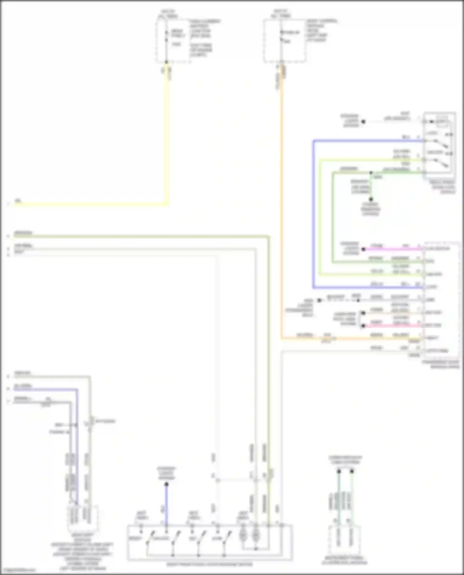 Wiring diagram gry/brn for Lincoln MKZ II facelift (2016-2020) (3 of 40)