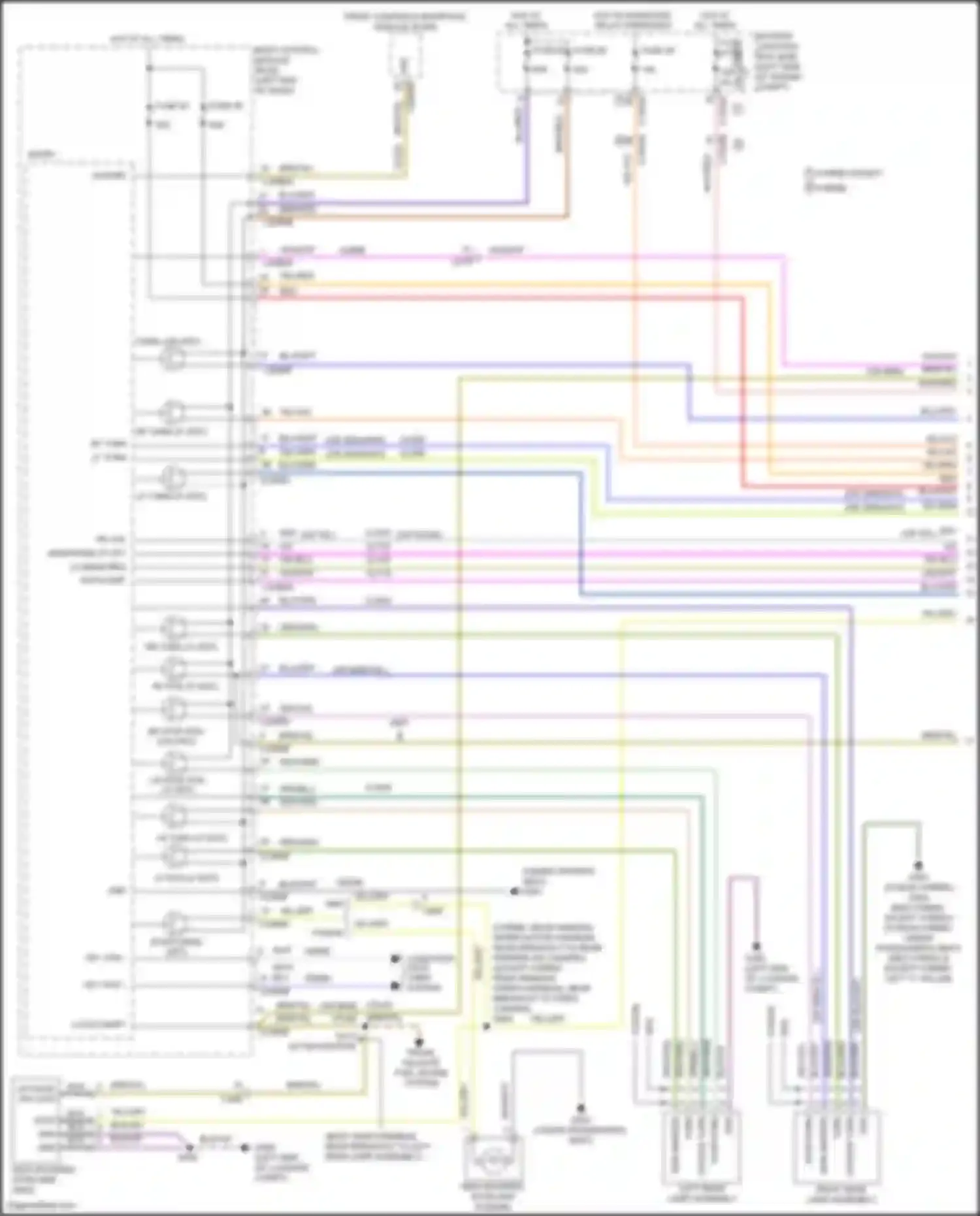 Wiring diagram gry/org for Lincoln MKZ II facelift (2016-2020) (7 of 67)
