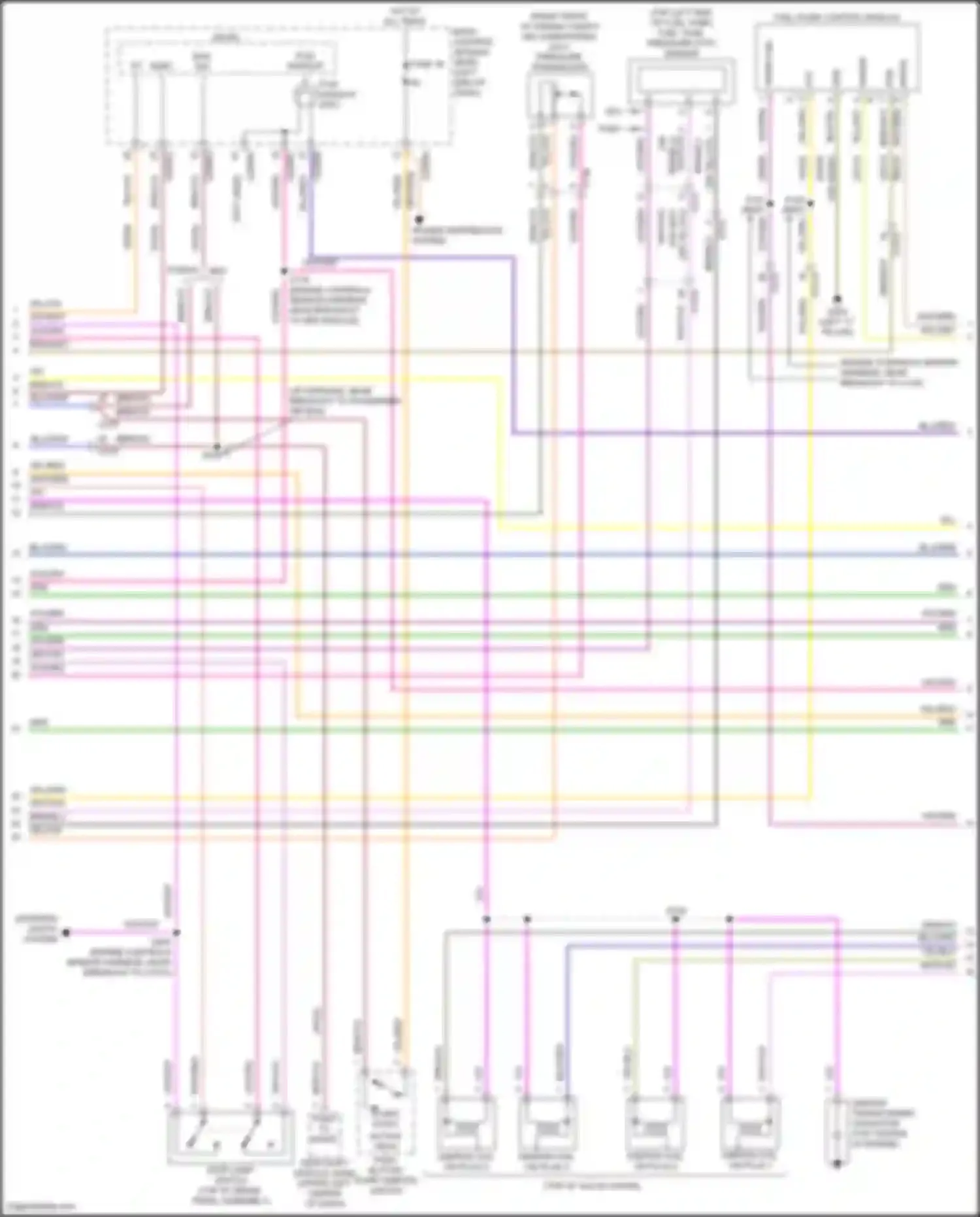 Wiring diagram gry/org for Lincoln MKZ II facelift (2016-2020) (48 of 67)