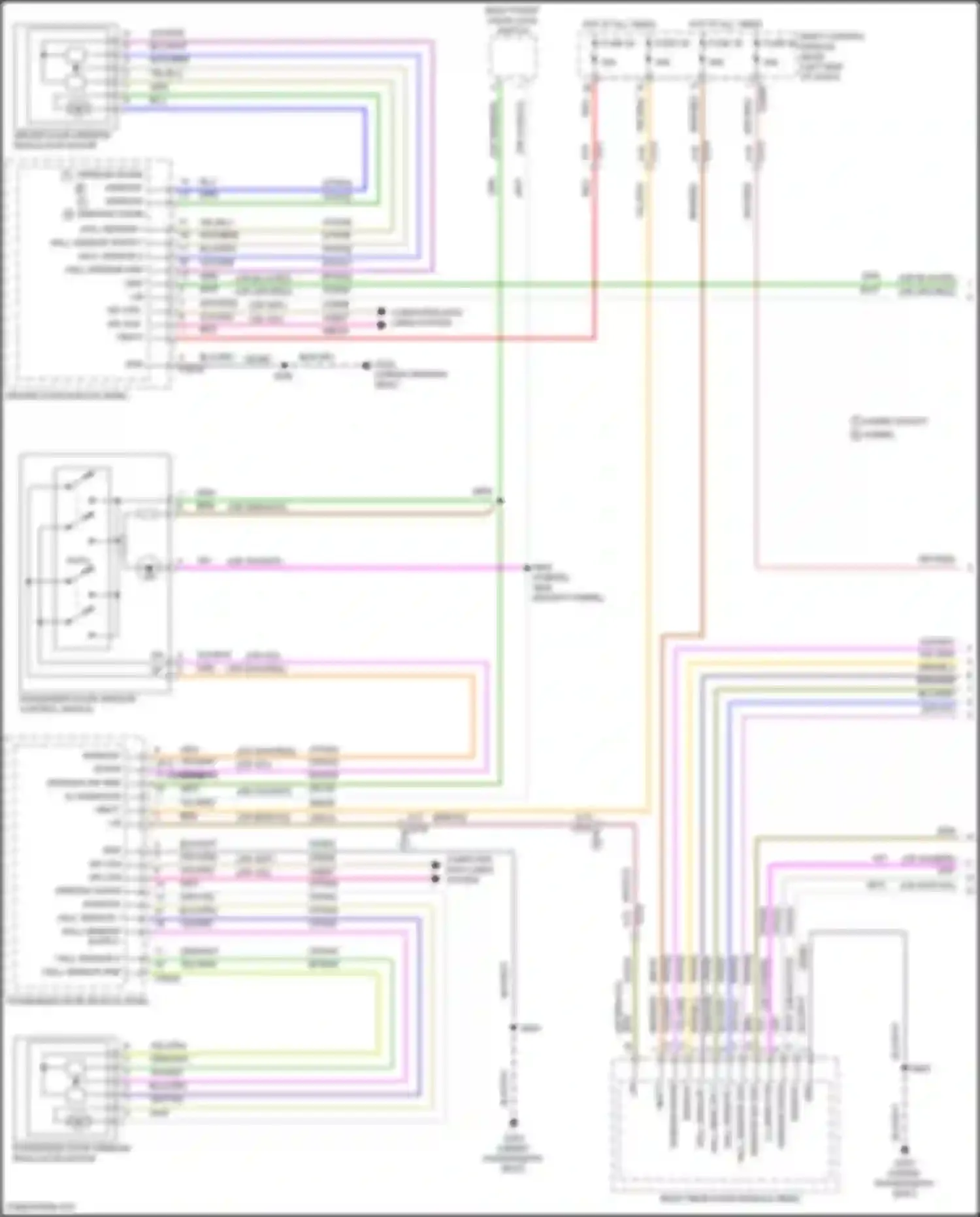 Wiring diagram hall sensor 2 for Lincoln MKZ II facelift (2016-2020) (1 of 2)