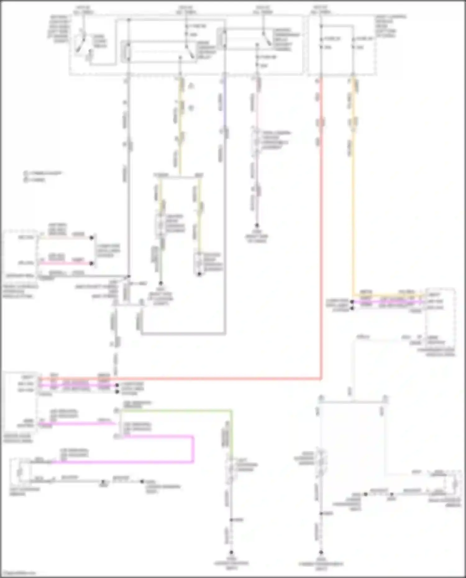 Wiring diagram heated windshield relay for Lincoln MKZ II facelift (2016-2020) (1 of 3)