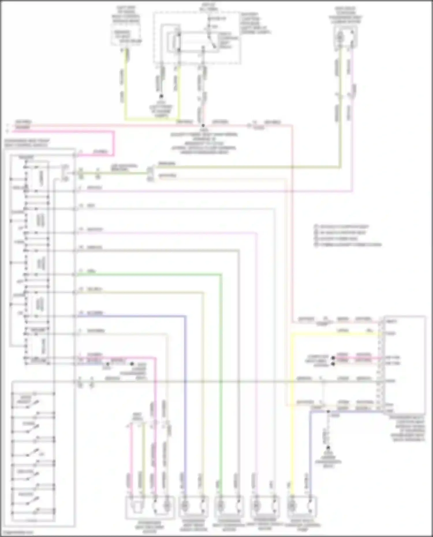 Wiring diagram hori- for Lincoln MKZ II facelift (2016-2020) (2 of 2)