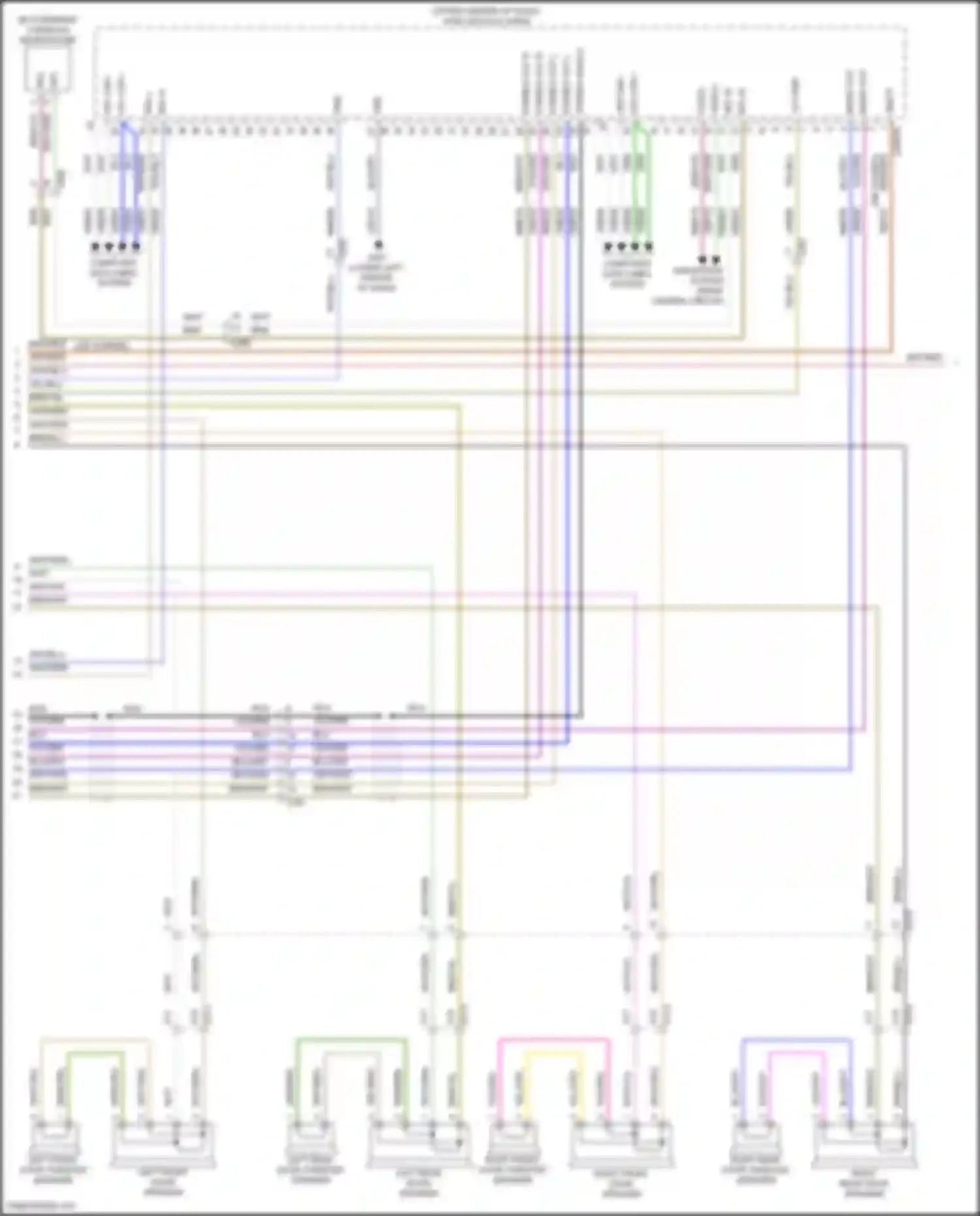 Wiring diagram mic in - for Lincoln MKZ II facelift (2016-2020) (1 of 2)
