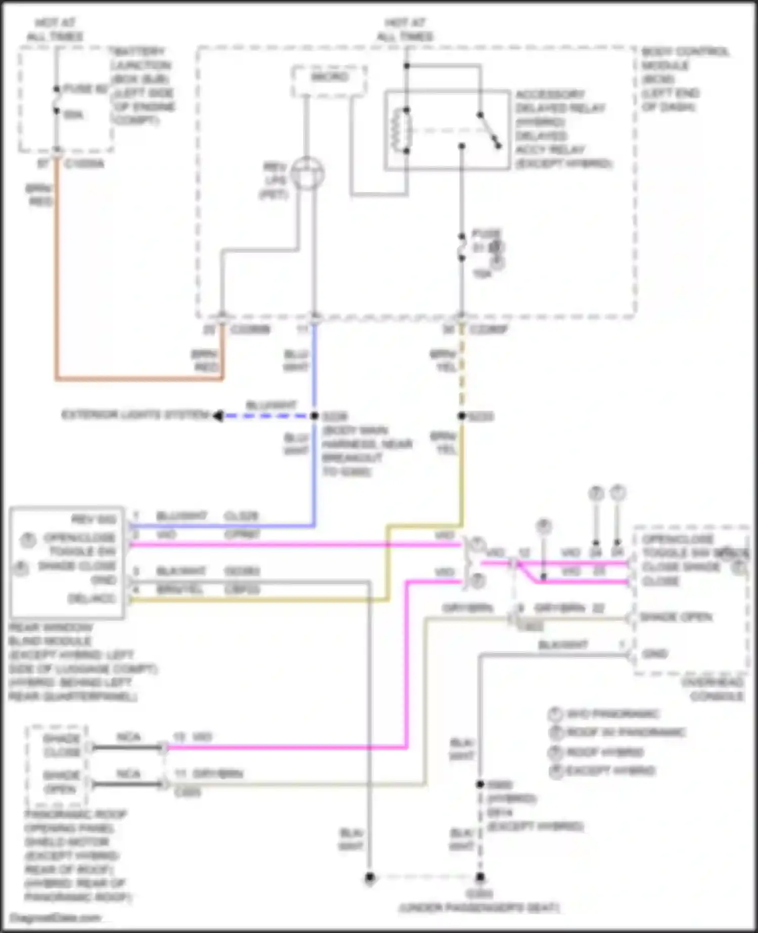Wiring diagram micro - for Lincoln MKZ II facelift (2016-2020) (8 of 72)