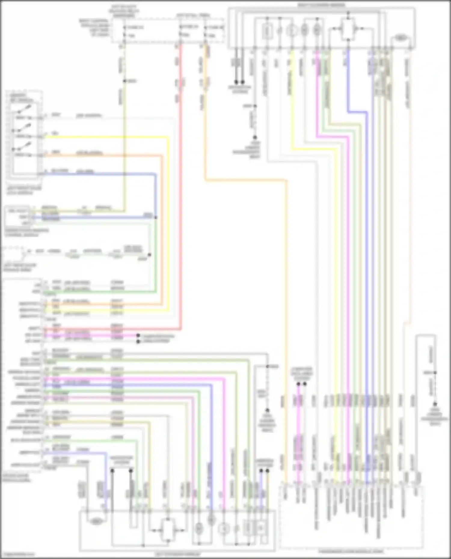Wiring diagram mirror sense y for Lincoln MKZ II facelift (2016-2020) (1 of 2)