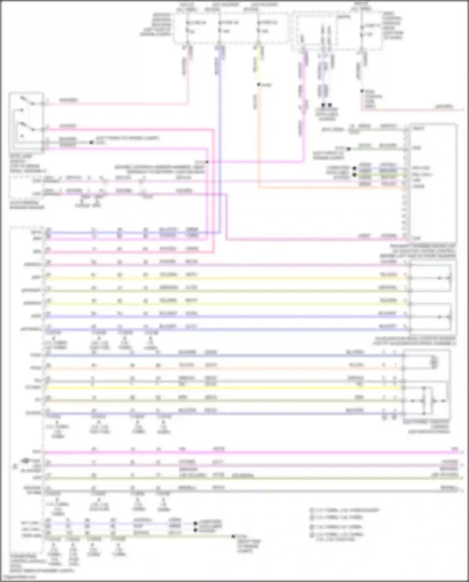 Wiring diagram oss + for Lincoln MKZ II facelift (2016-2020) (3 of 7)