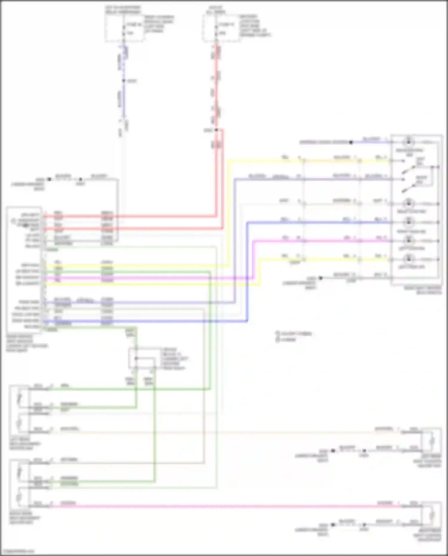 Wiring diagram pass high ind for Lincoln MKZ II facelift (2016-2020) (1 of 1)