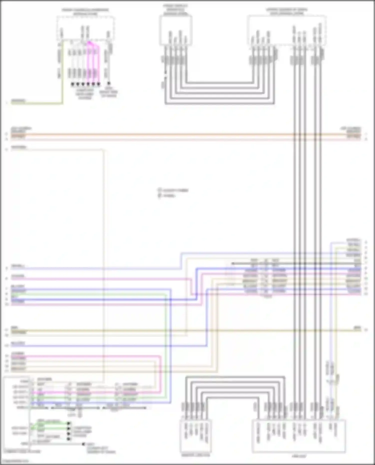 Wiring diagram remote usb hub for Lincoln MKZ II facelift (2016-2020) (3 of 4)
