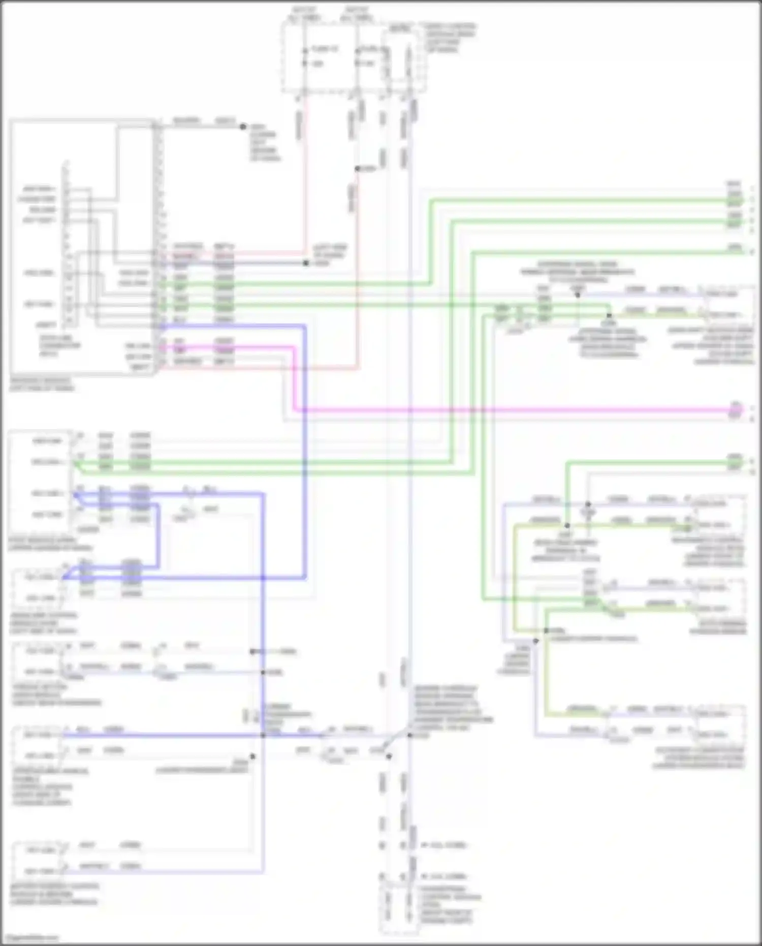 Wiring diagram sig gnd for Lincoln MKZ II facelift (2016-2020) (1 of 3)