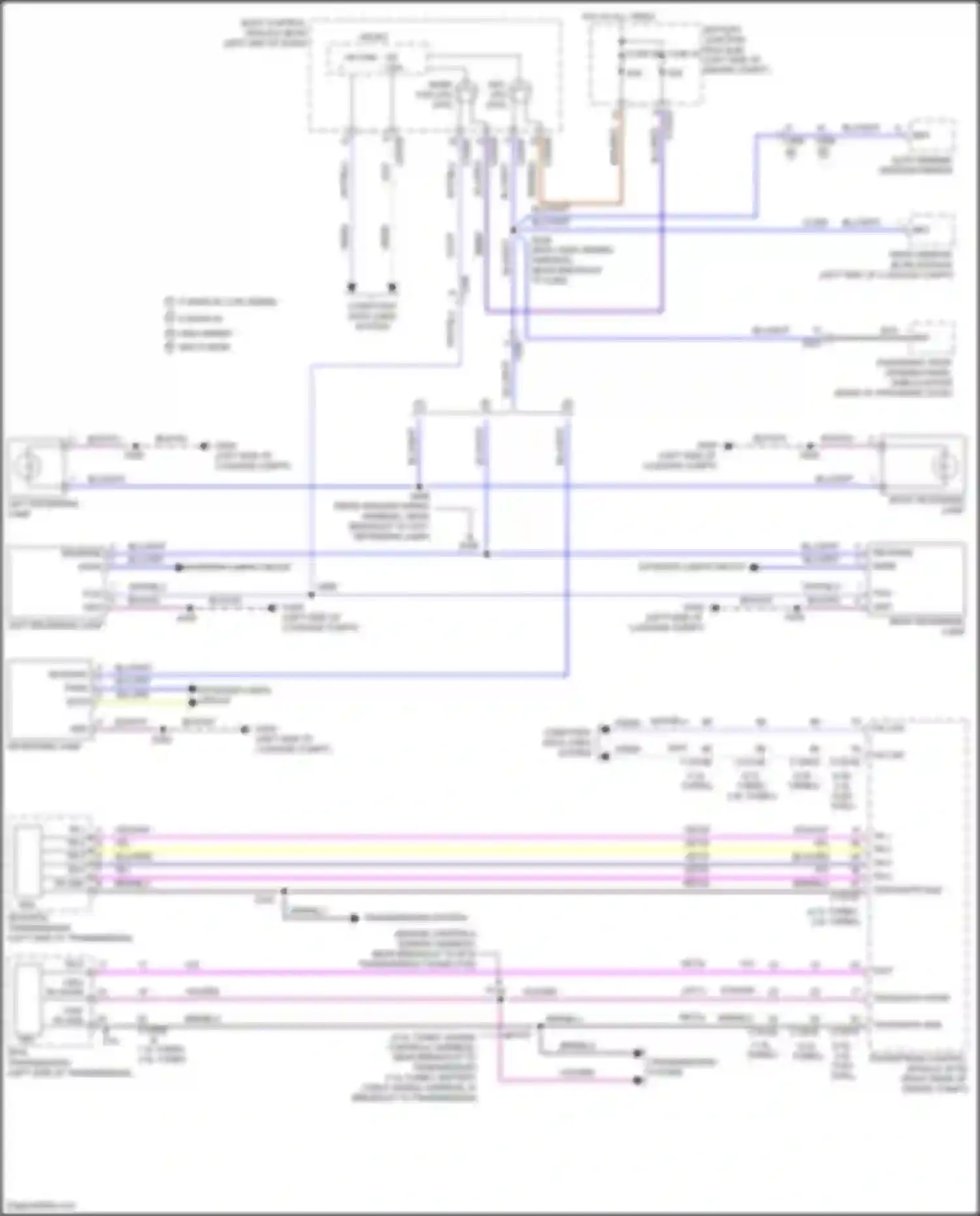 Wiring diagram tr gnd for Lincoln MKZ II facelift (2016-2020) (2 of 5)
