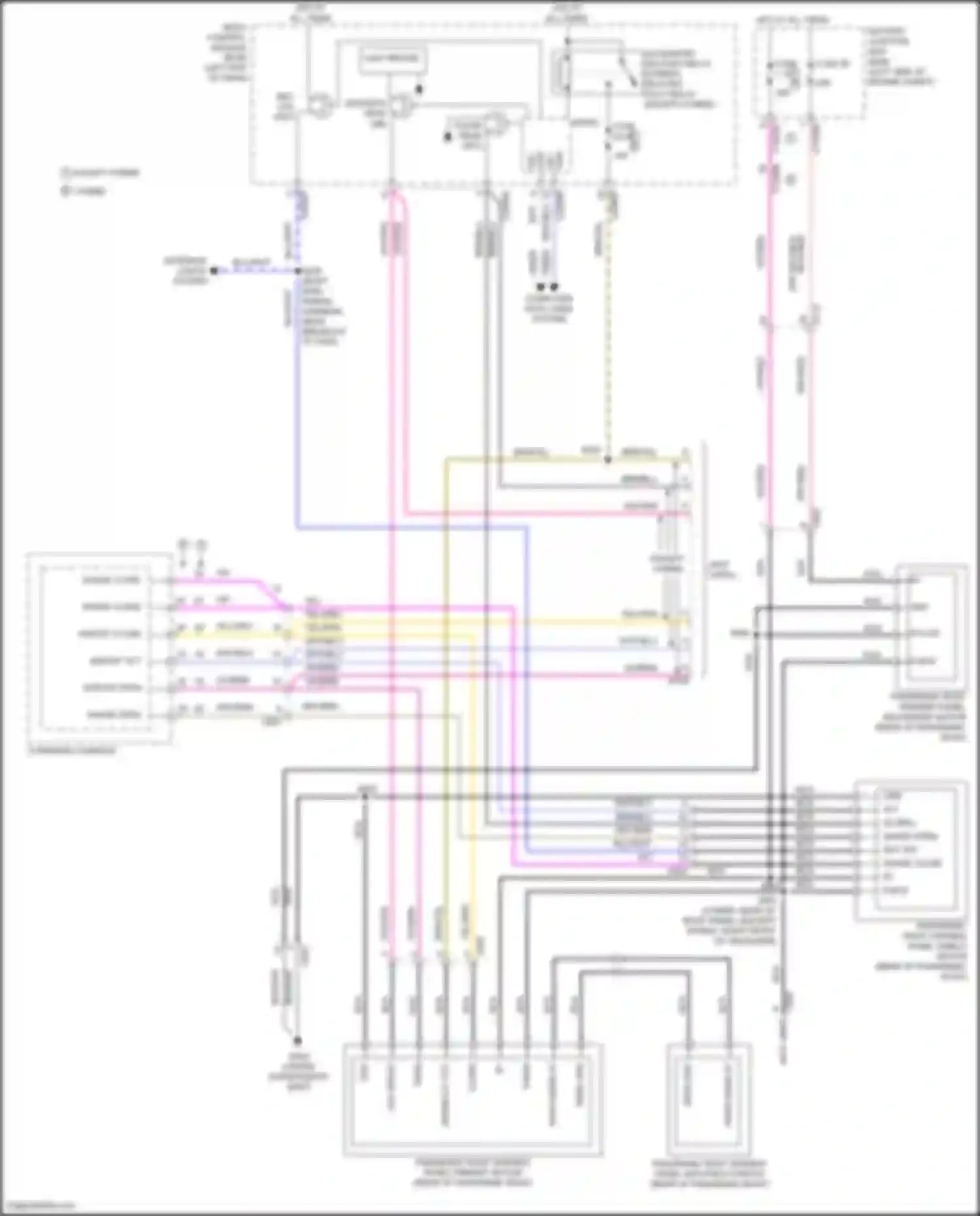 Wiring diagram vio/red for Lincoln MKZ II facelift (2016-2020) (6 of 20)