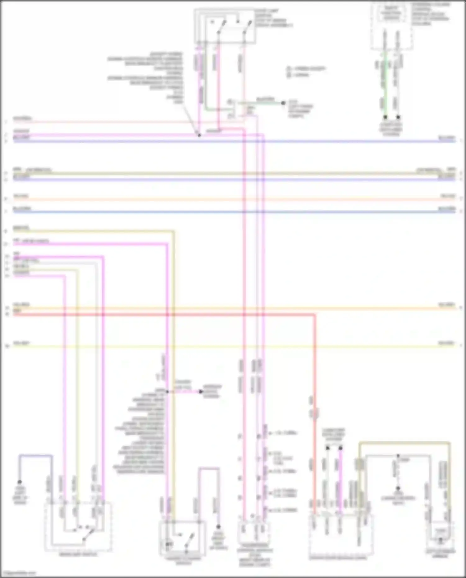 Wiring diagram vio/wht for Lincoln MKZ II facelift (2016-2020) (3 of 84)