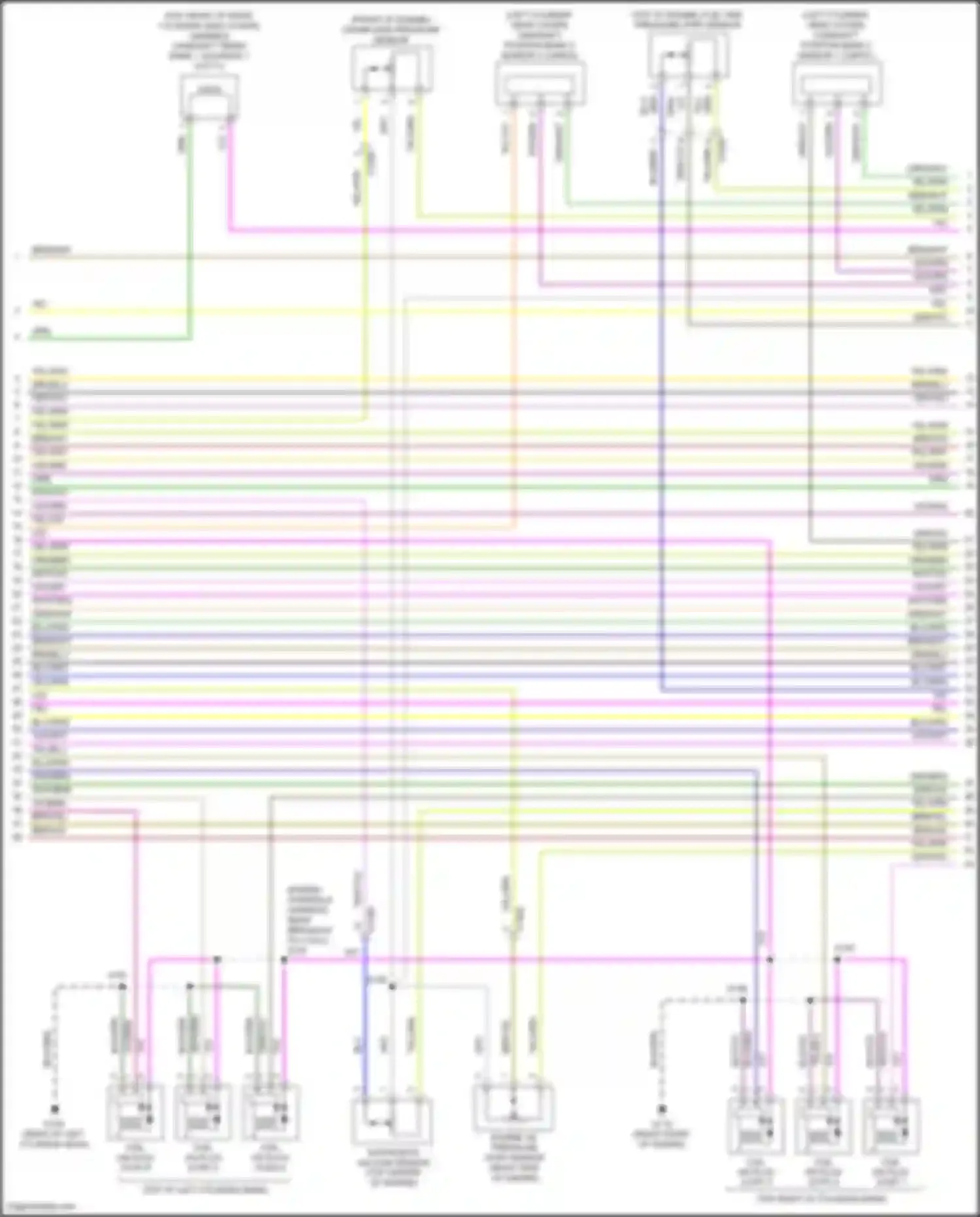 Wiring diagram wastegate vacuum sensor for Lincoln MKZ II facelift (2016-2020) (2 of 2)