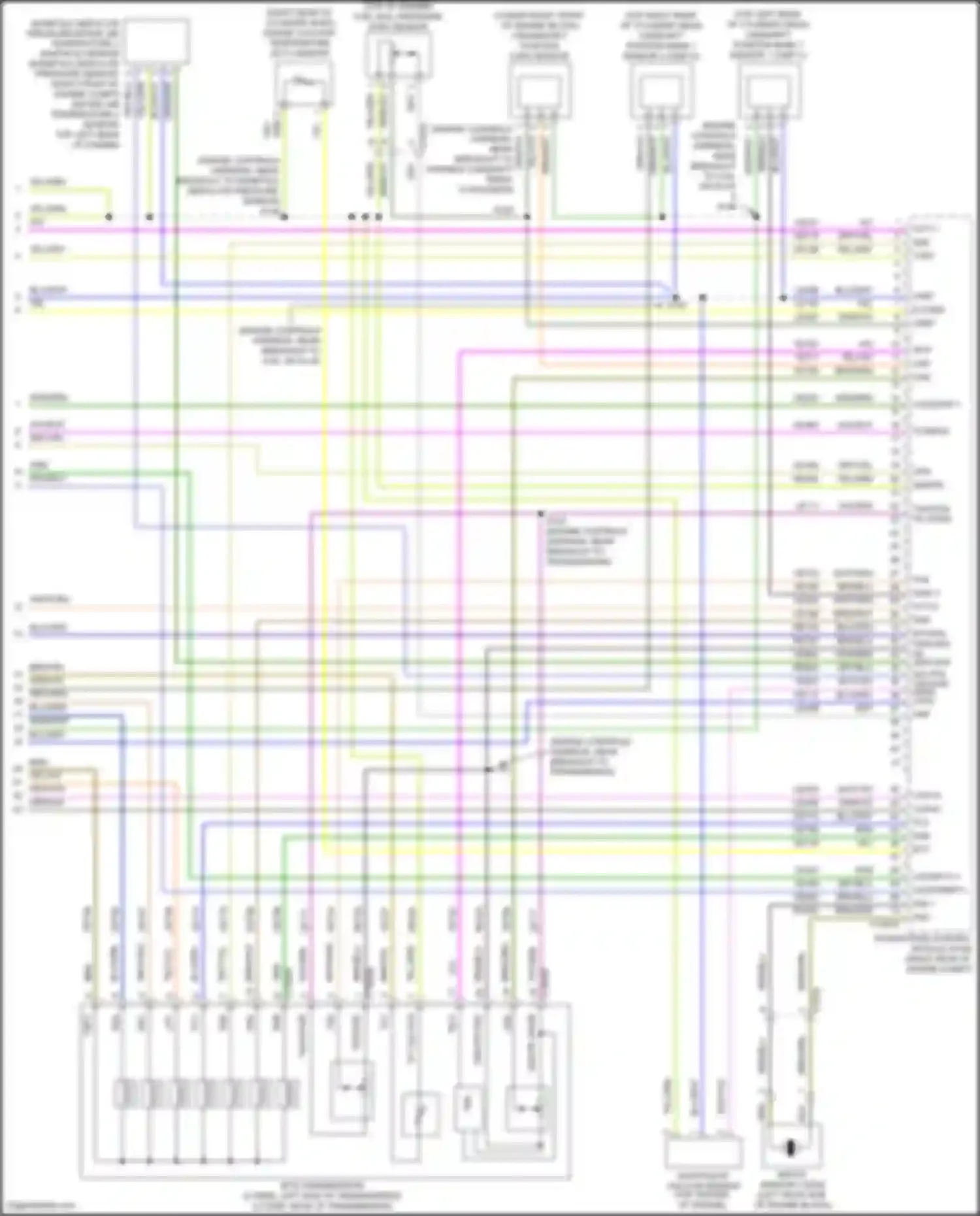 Wiring diagram wastegate vacuum sensor for Lincoln MKZ II facelift (2016-2020) (1 of 2)