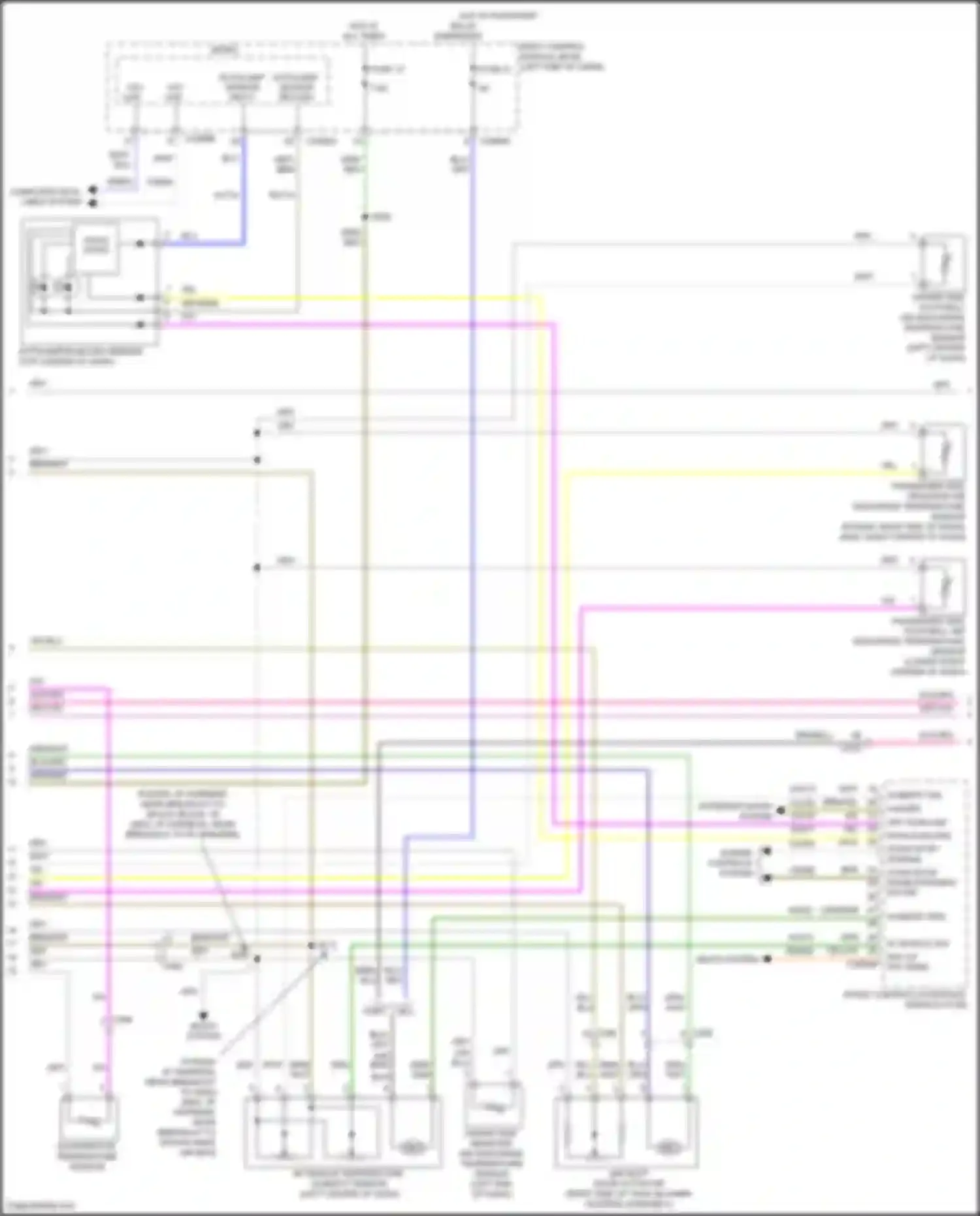 Wiring diagram yel/blu for Lincoln MKZ II facelift (2016-2020) (21 of 61)