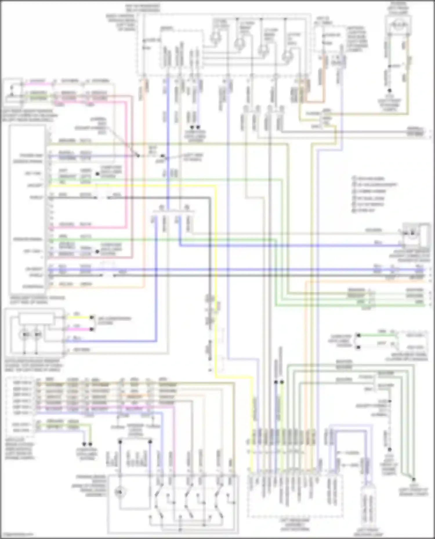 Wiring diagram yel/vio for Lincoln MKZ II facelift (2016-2020) (7 of 78)