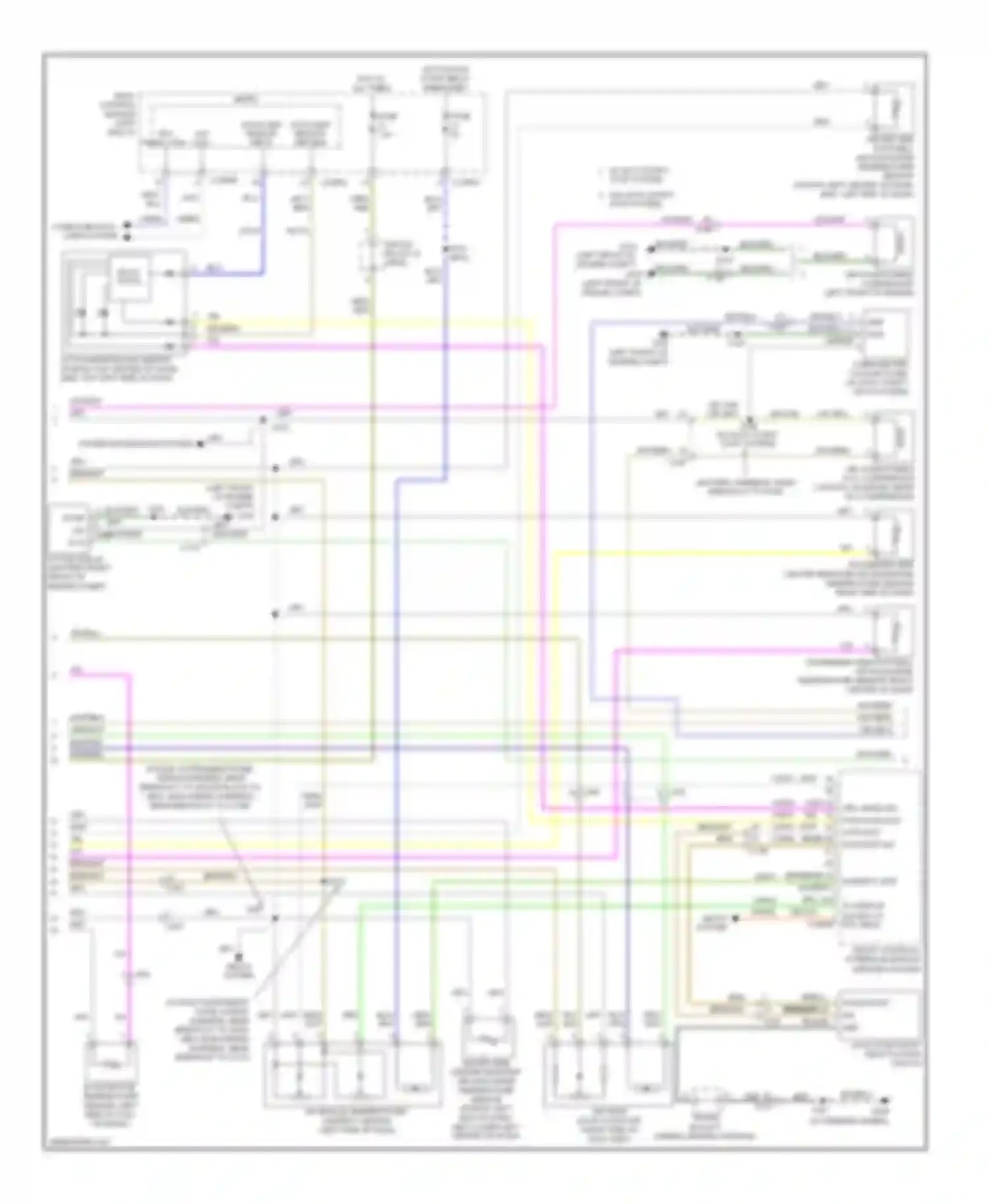 MKZ Lincoln II (2012-2016): Automatic a/c circuit, except hybrid (2 of 3)