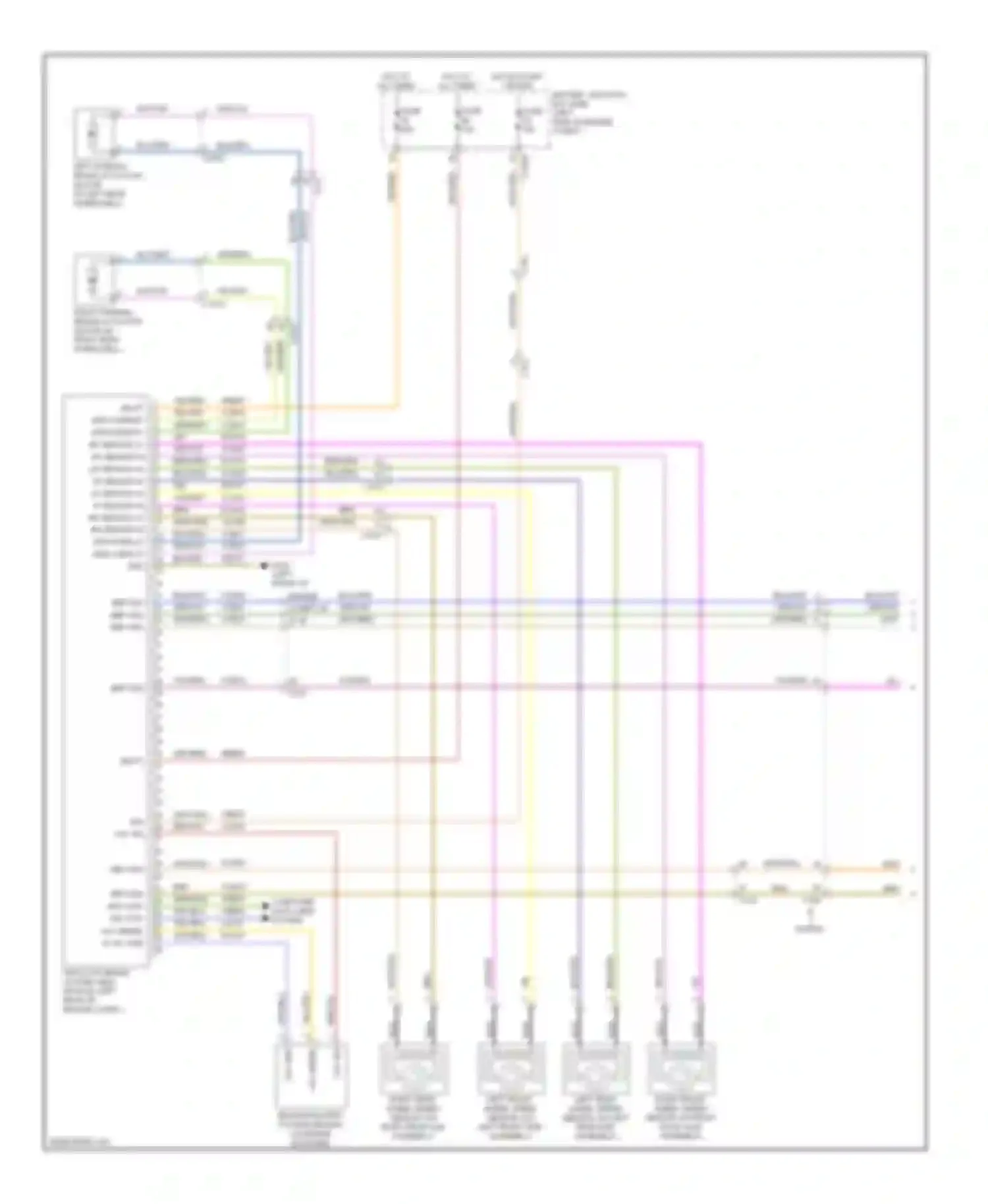 MKZ Lincoln II (2012-2016): Anti-lock brakes circuit, except hybrid (1 of 2)