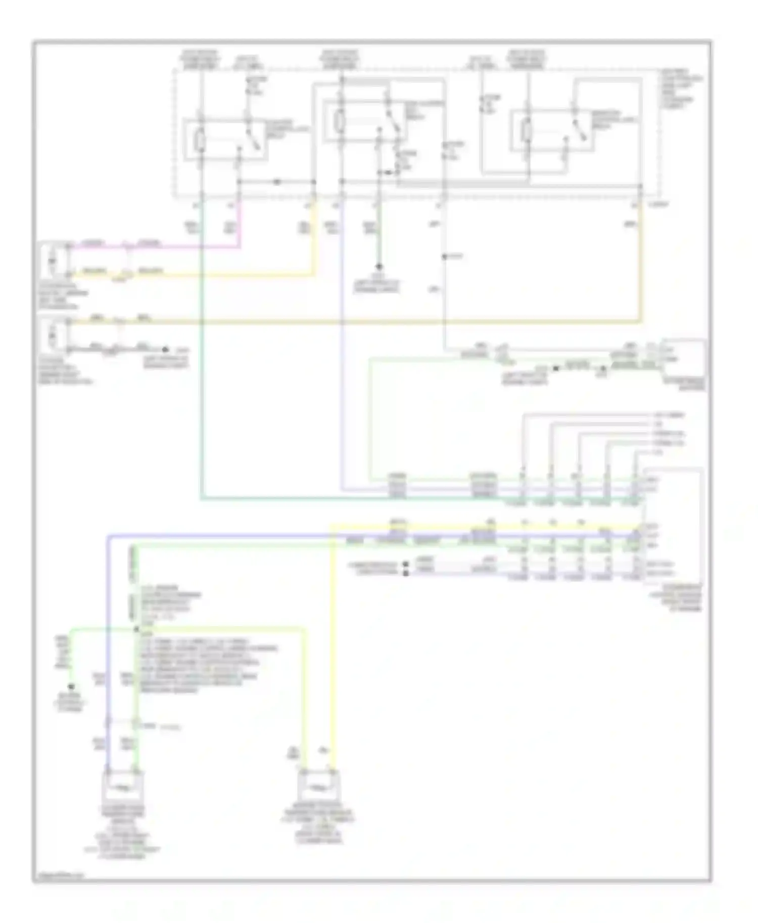 MKZ Lincoln II (2012-2016): Cooling fan circuit, except hybrid