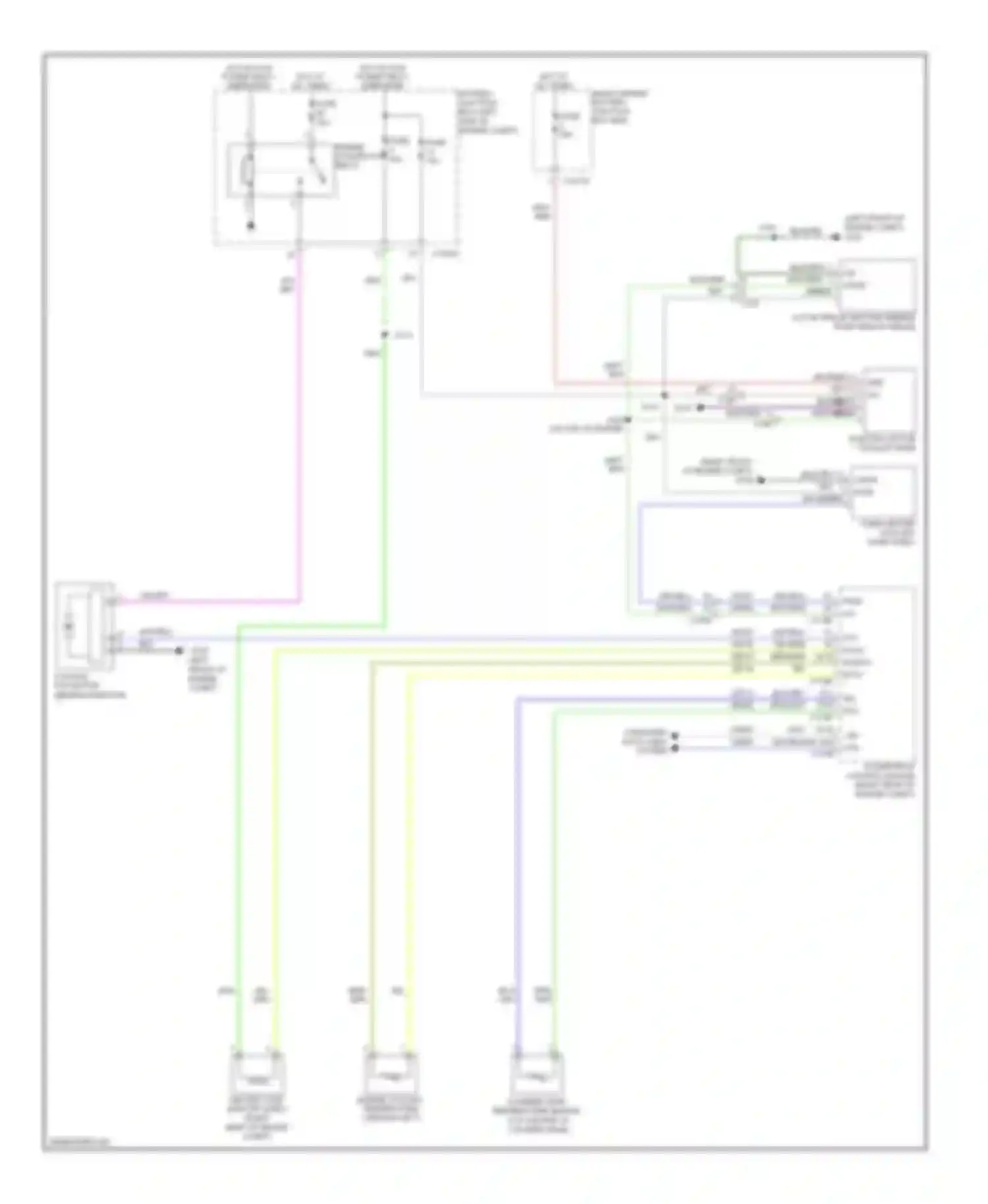 MKZ Lincoln II (2012-2016): Cooling fan circuit, hybrid