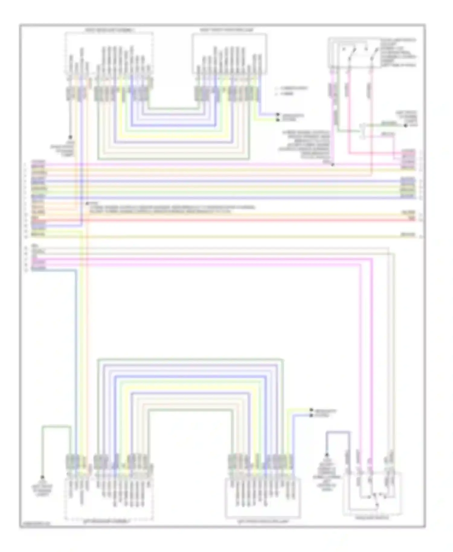 MKZ Lincoln II (2012-2016): Exterior lamps circuit, without halogen headlamps (2 of 3)
