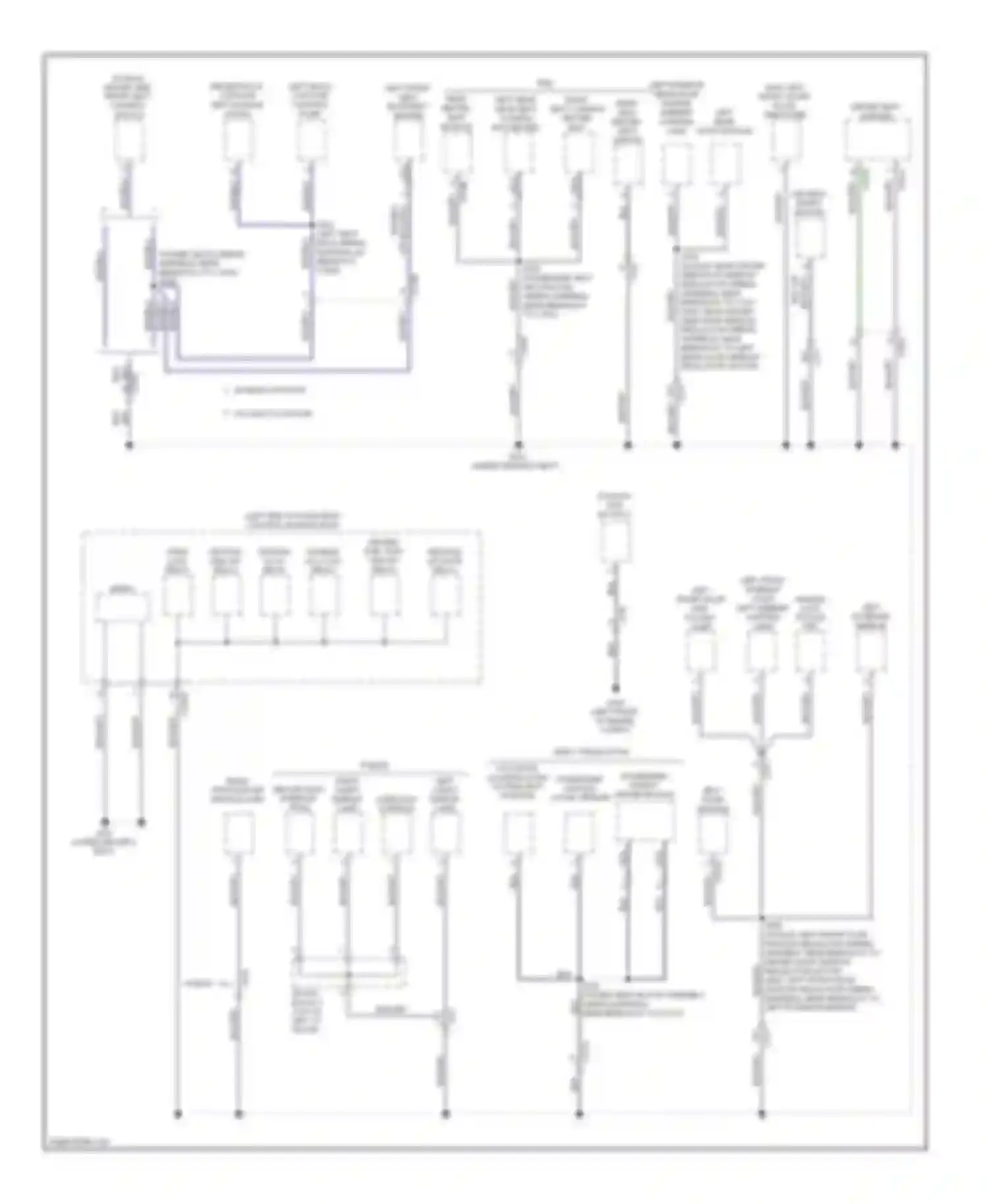 MKZ Lincoln II (2012-2016): Ground distribution circuit, except hybrid (3 of 5)
