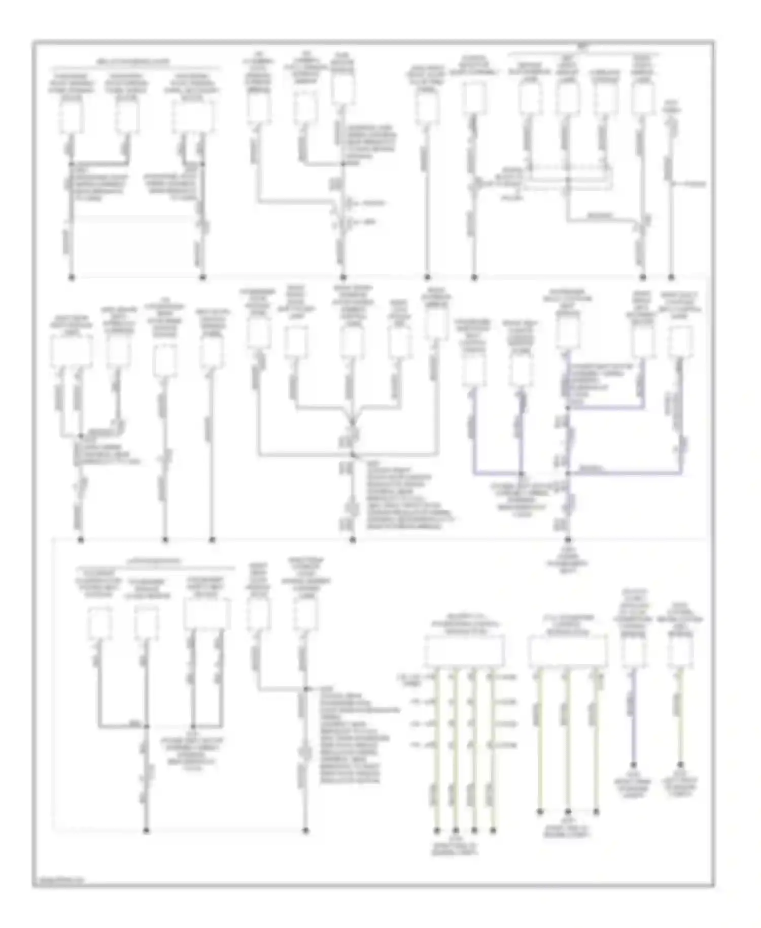 MKZ Lincoln II (2012-2016): Ground distribution circuit, except hybrid (4 of 5)