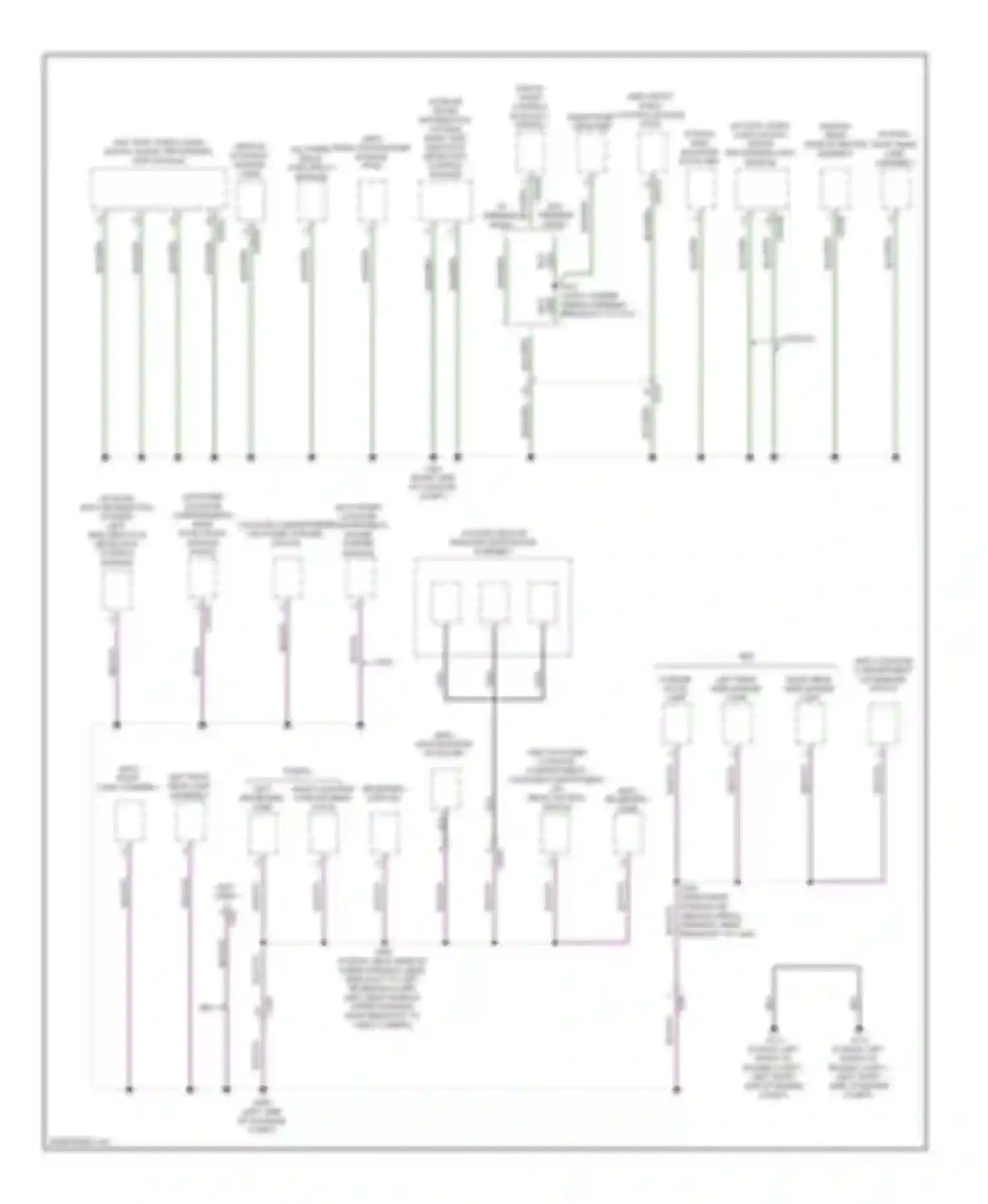 MKZ Lincoln II (2012-2016): Ground distribution circuit, except hybrid (5 of 5)