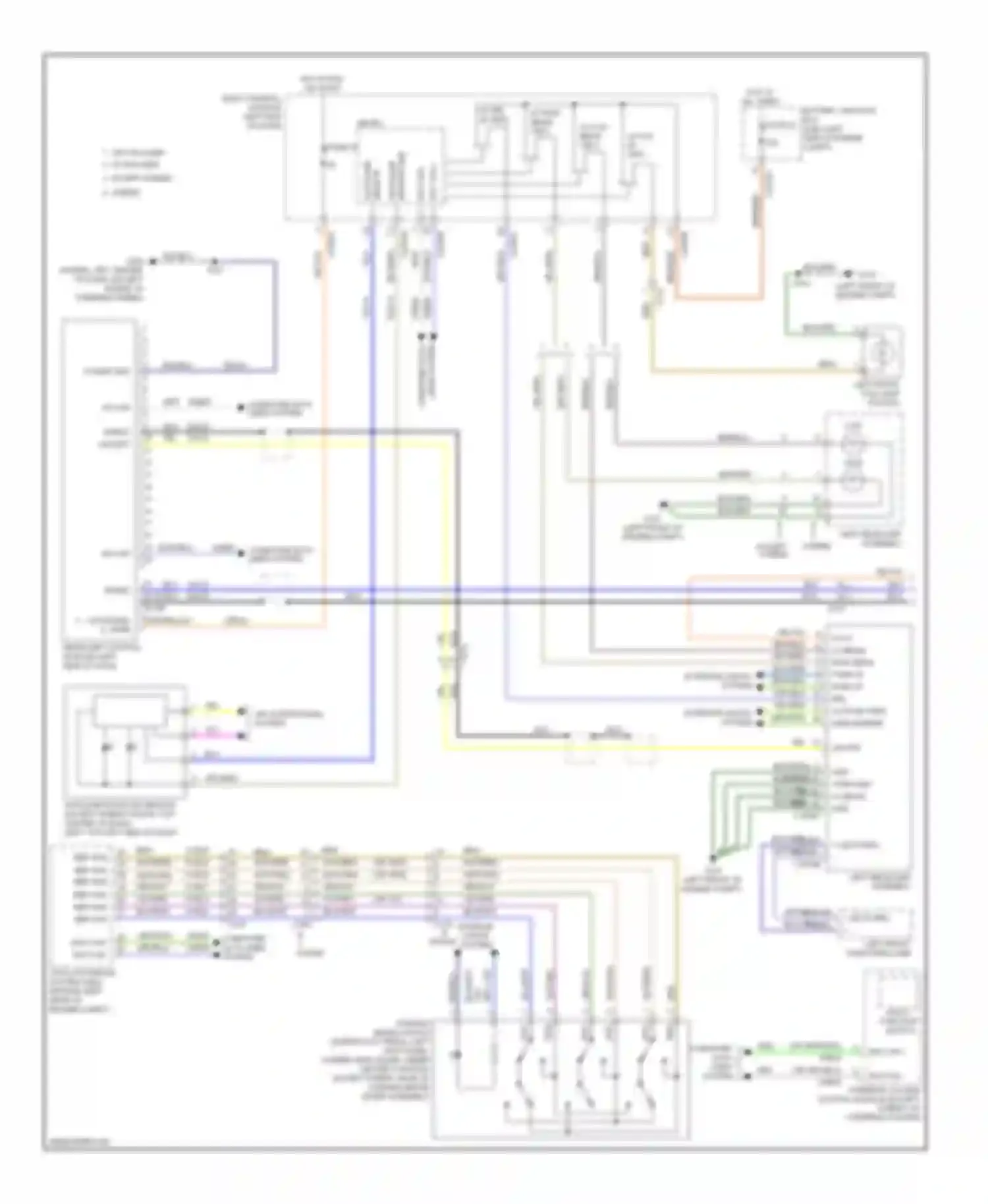 MKZ Lincoln II (2012-2016): Headlights circuit (1 of 2)