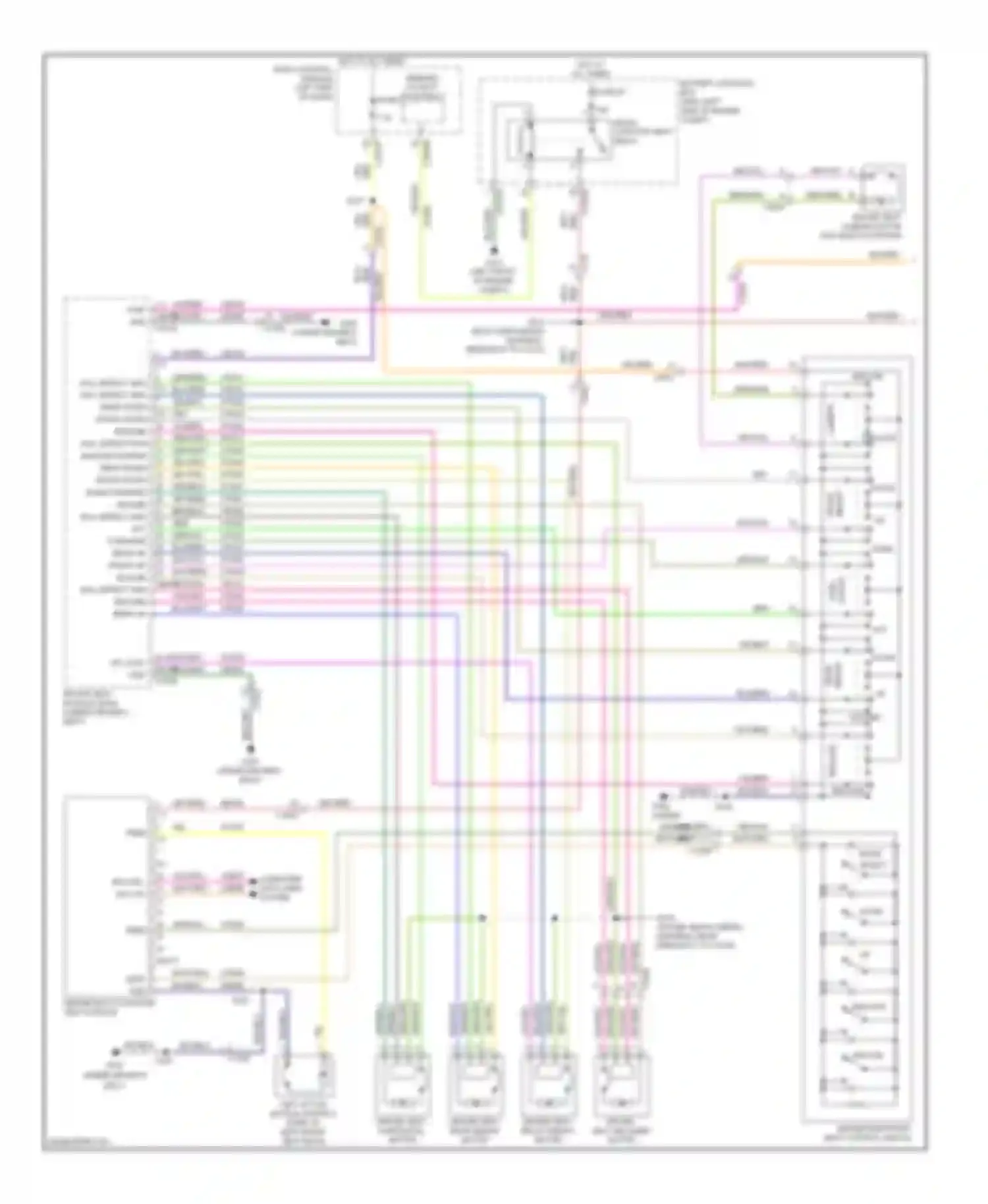 MKZ Lincoln II (2012-2016): Memory seat circuit, except hybrid (1 of 2)