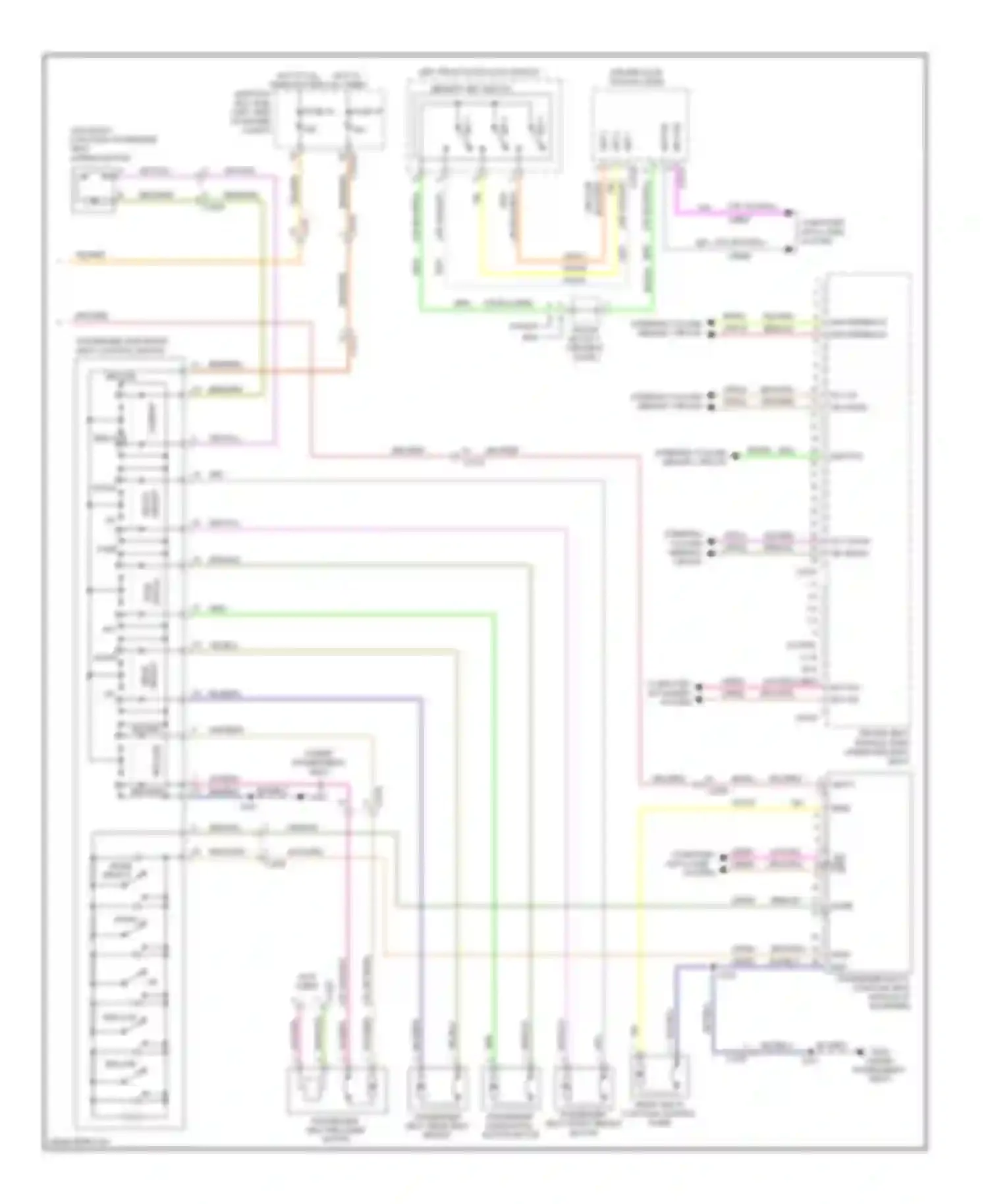 MKZ Lincoln II (2012-2016): Memory seat circuit, except hybrid (2 of 2)