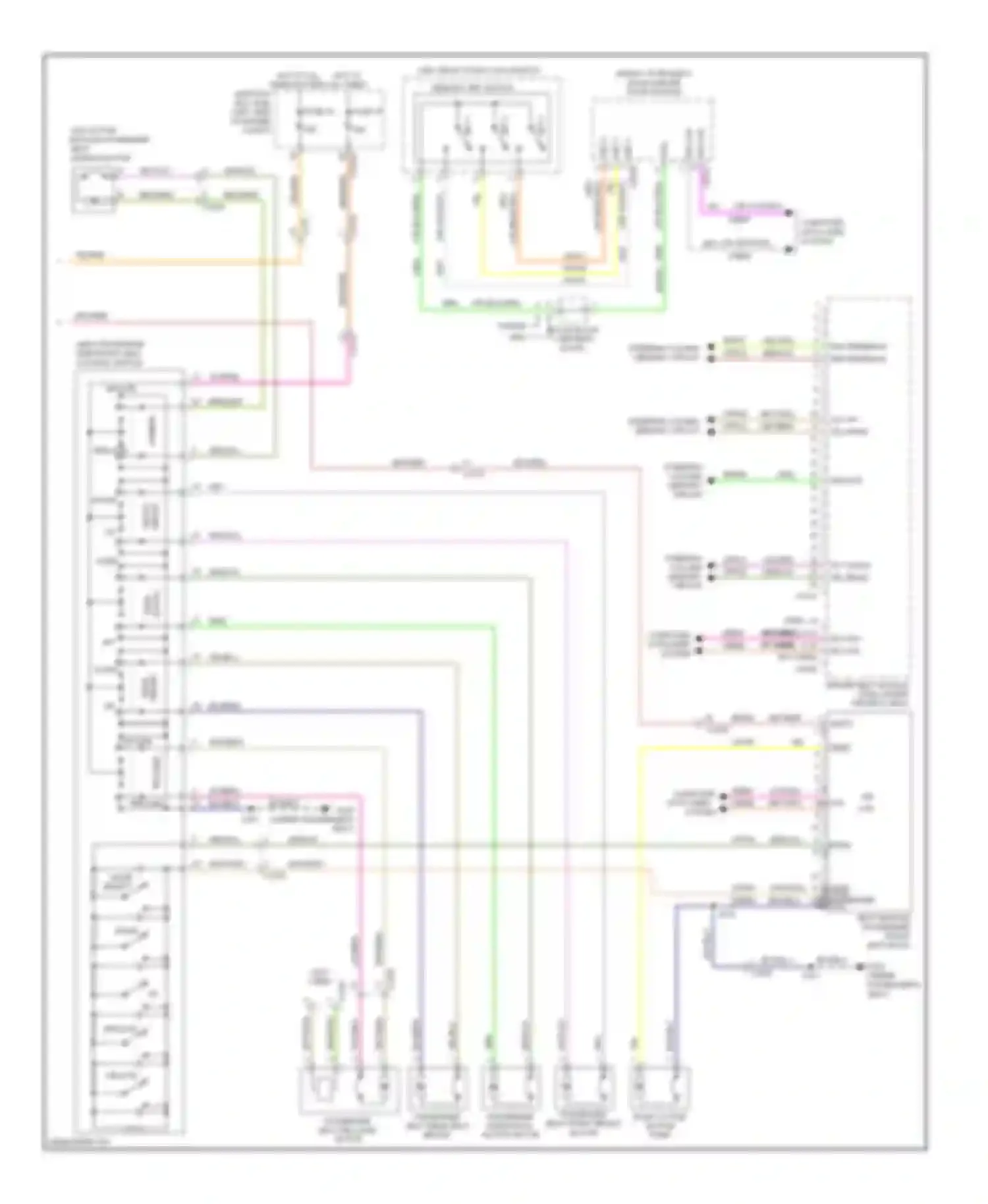 MKZ Lincoln II (2012-2016): Memory seat circuit, hybrid (2 of 2)