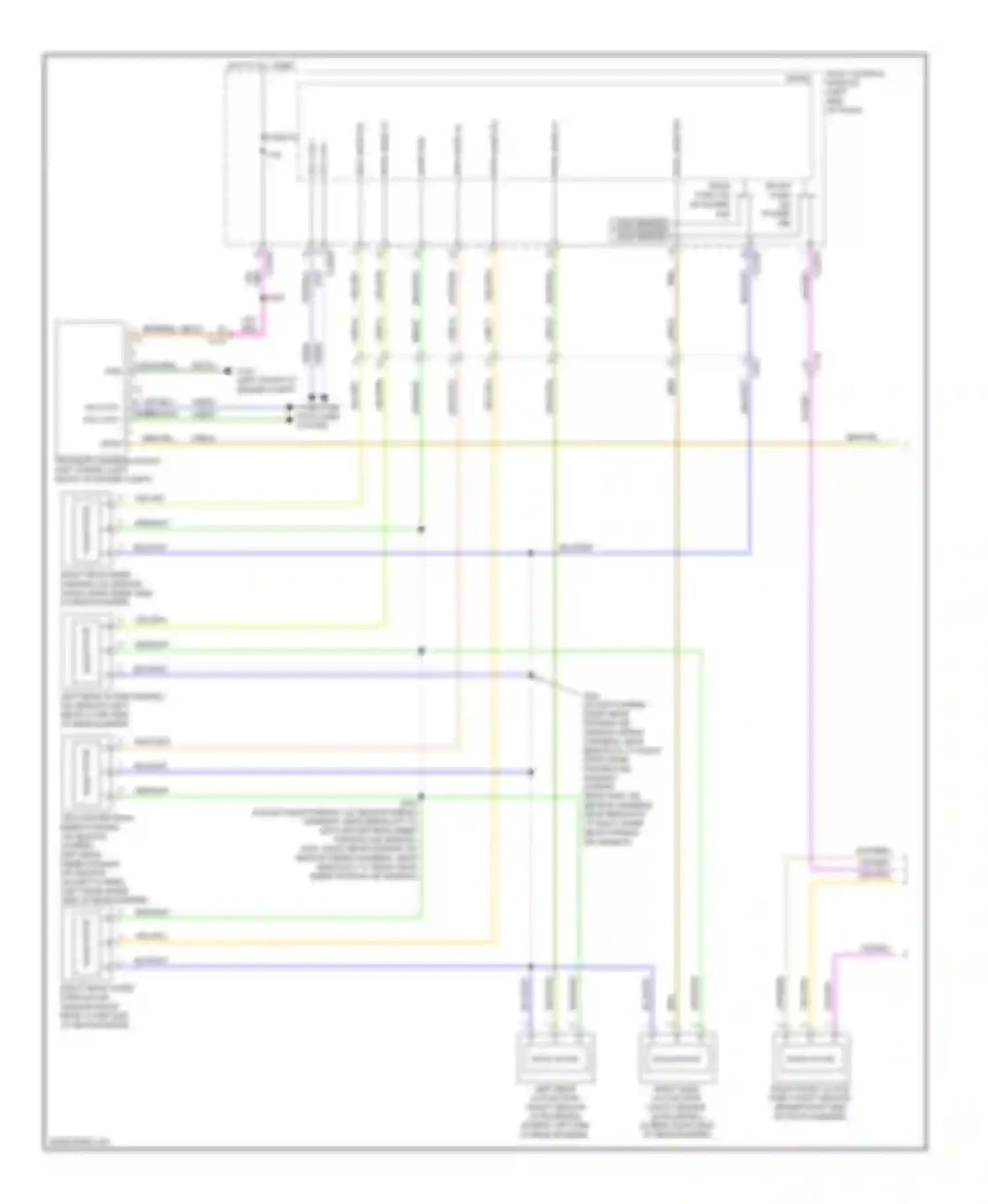 MKZ Lincoln II (2012-2016): Parking assistant circuit (1 of 2)