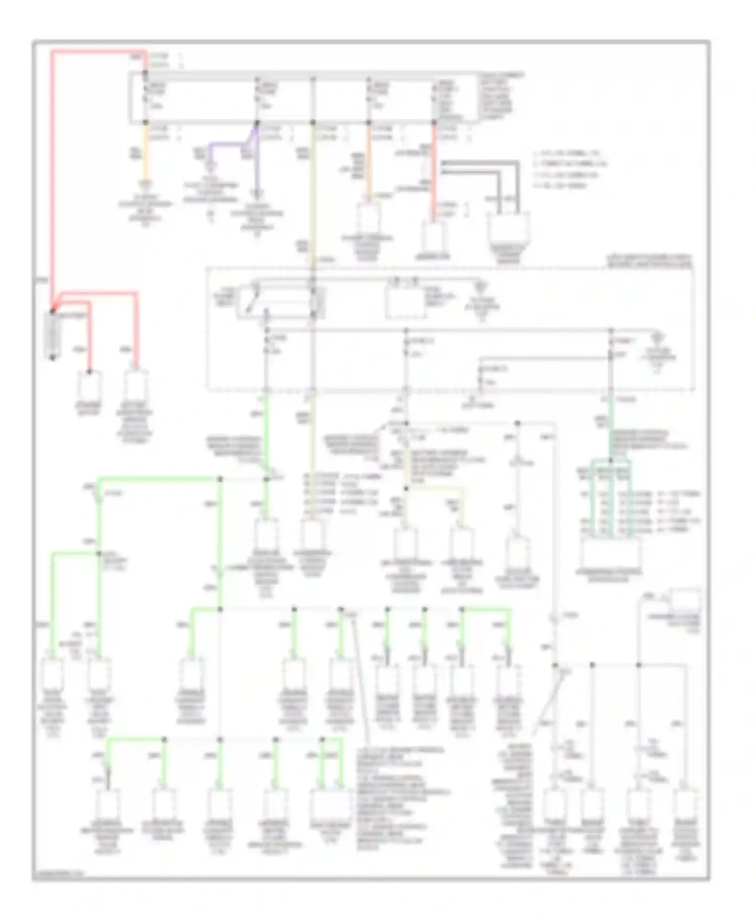 MKZ Lincoln II (2012-2016): Power distribution circuit, except hybrid (1 of 7)