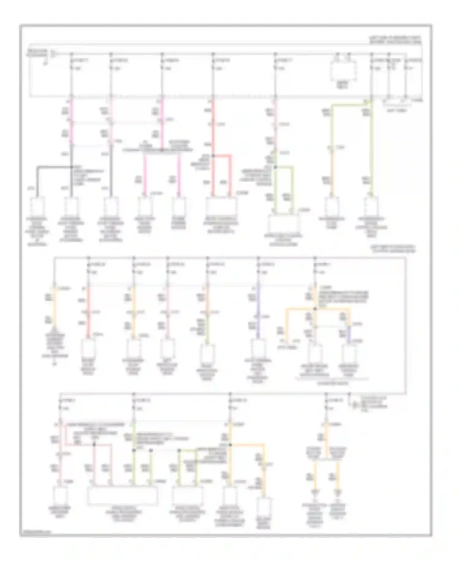 MKZ Lincoln II (2012-2016): Power distribution circuit, except hybrid (4 of 7)