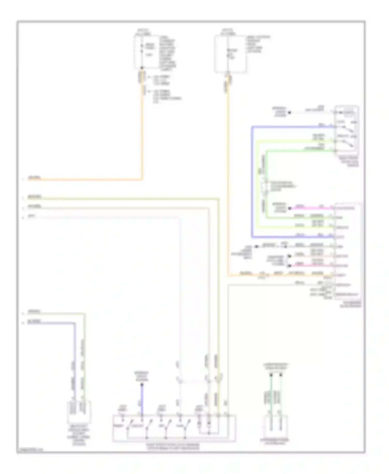 MKZ Lincoln II (2012-2016): Power door locks circuit (5 of 5)