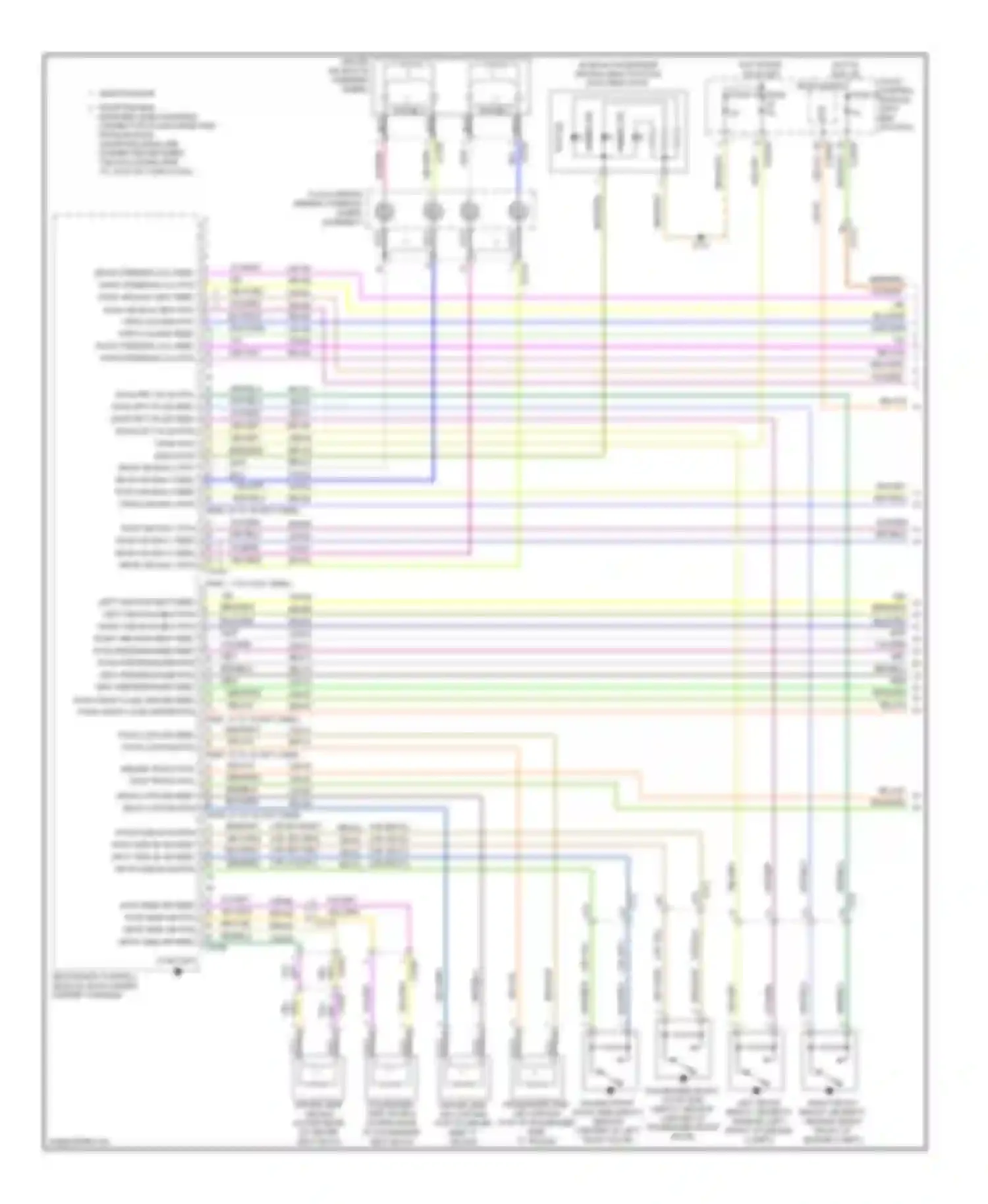 MKZ Lincoln II (2012-2016): Supplemental restraints circuit, except hybrid (1 of 3)