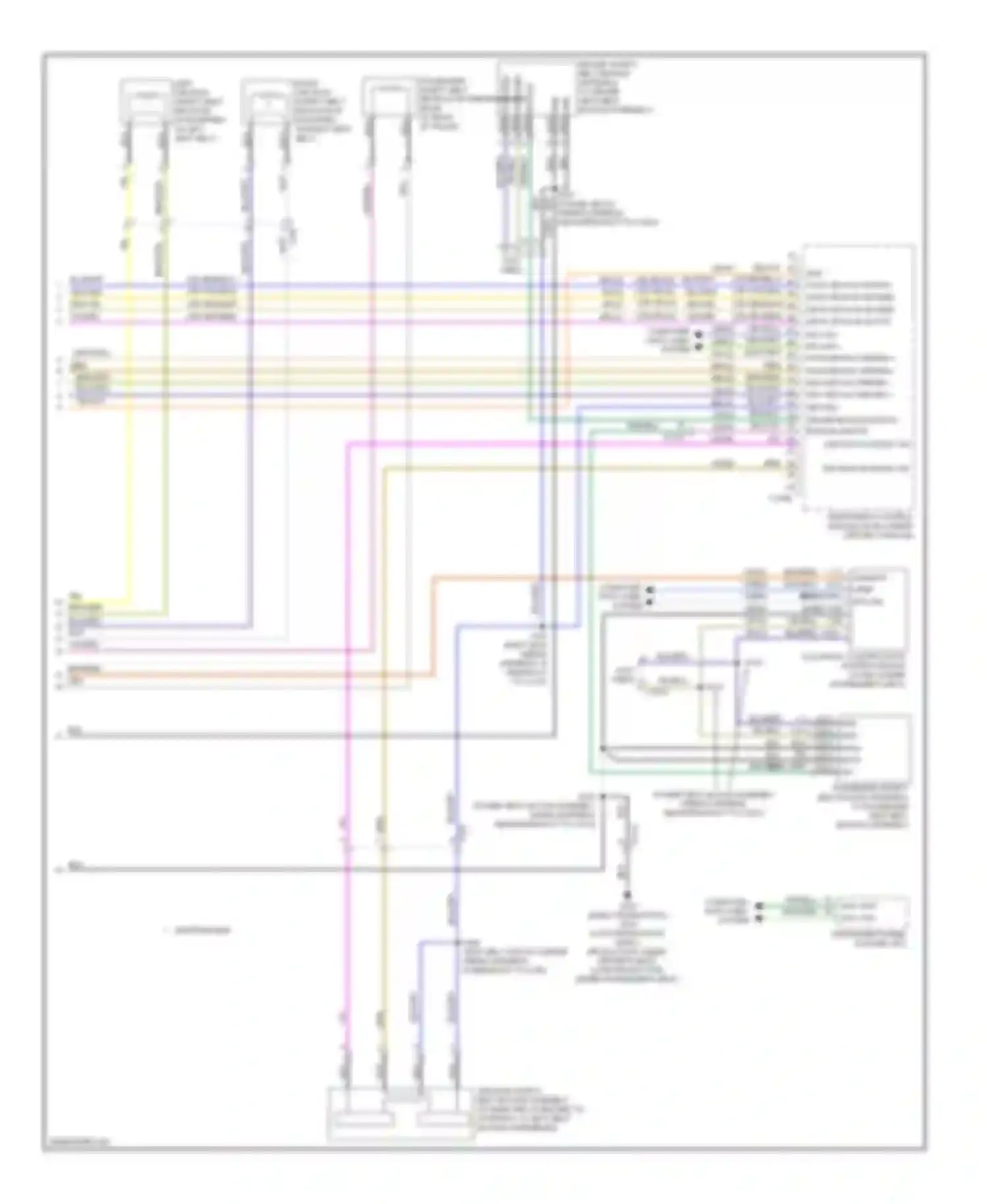 MKZ Lincoln II (2012-2016): Supplemental restraints circuit, except hybrid (3 of 3)