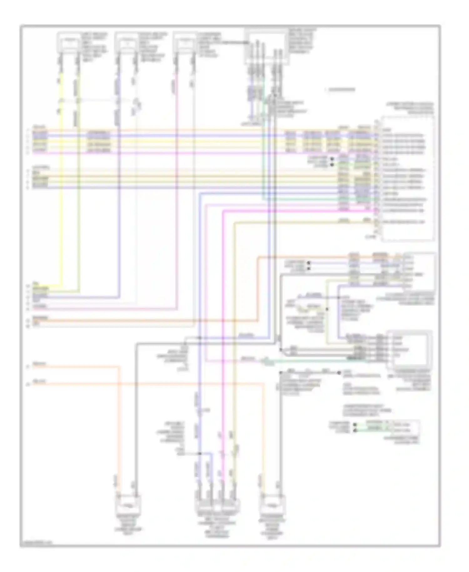 MKZ Lincoln II (2012-2016): Supplemental restraints circuit, hybrid (3 of 3)