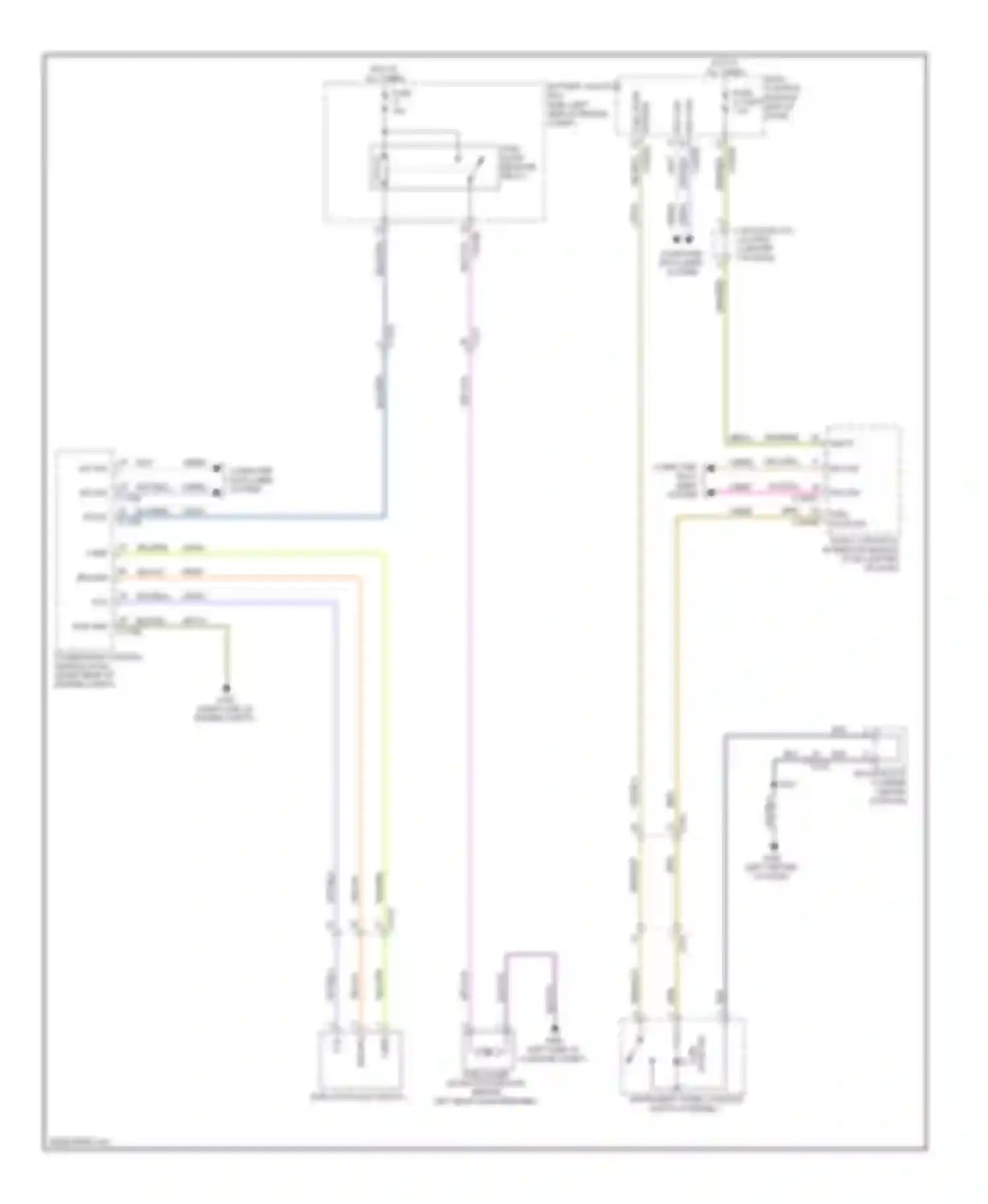 MKZ Lincoln II (2012-2016): Fuel door release circuit
