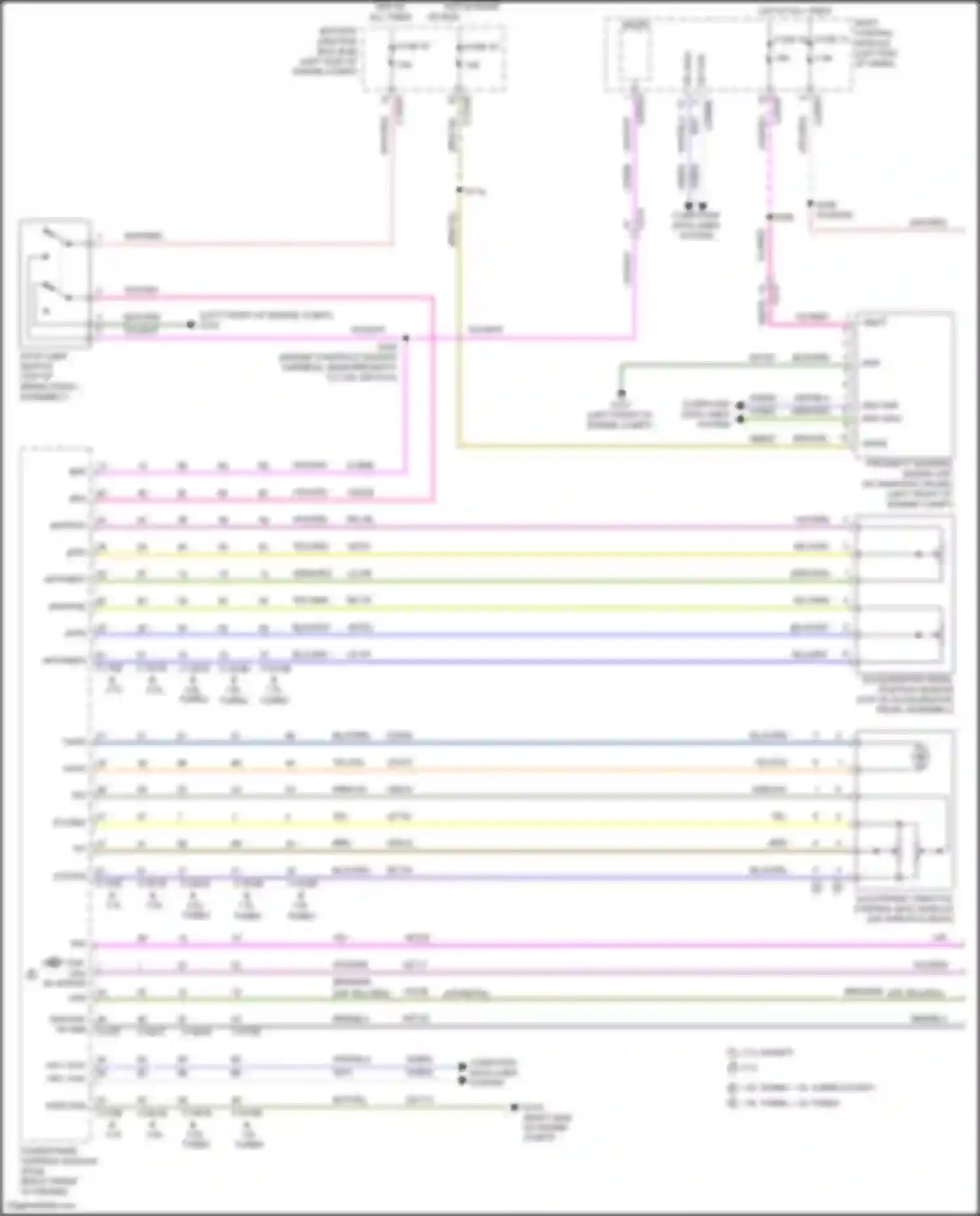 Wiring diagram 1.6l turbo, 1.5l turbo except 1.6l turbo, 1.5l turbo for Lincoln MKZ II (2012-2016) (1 of 1)